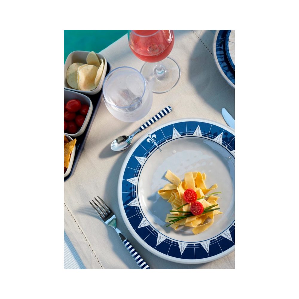 Купить Набор обеденных тарелок Marine Business Pacific 66001 6шт из меламина 7ft.ru в интернет магазине Семь Футов