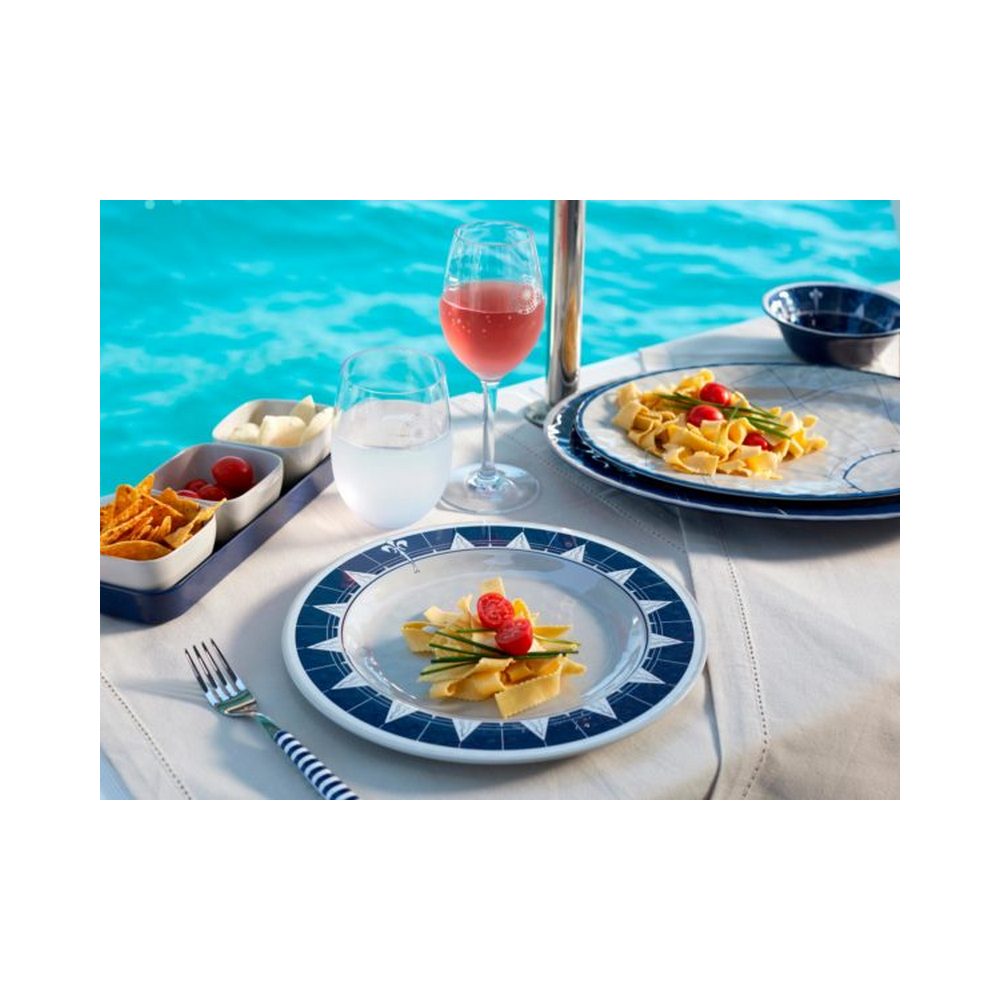 Купить Набор обеденных тарелок Marine Business Pacific 66001 6шт из меламина 7ft.ru в интернет магазине Семь Футов