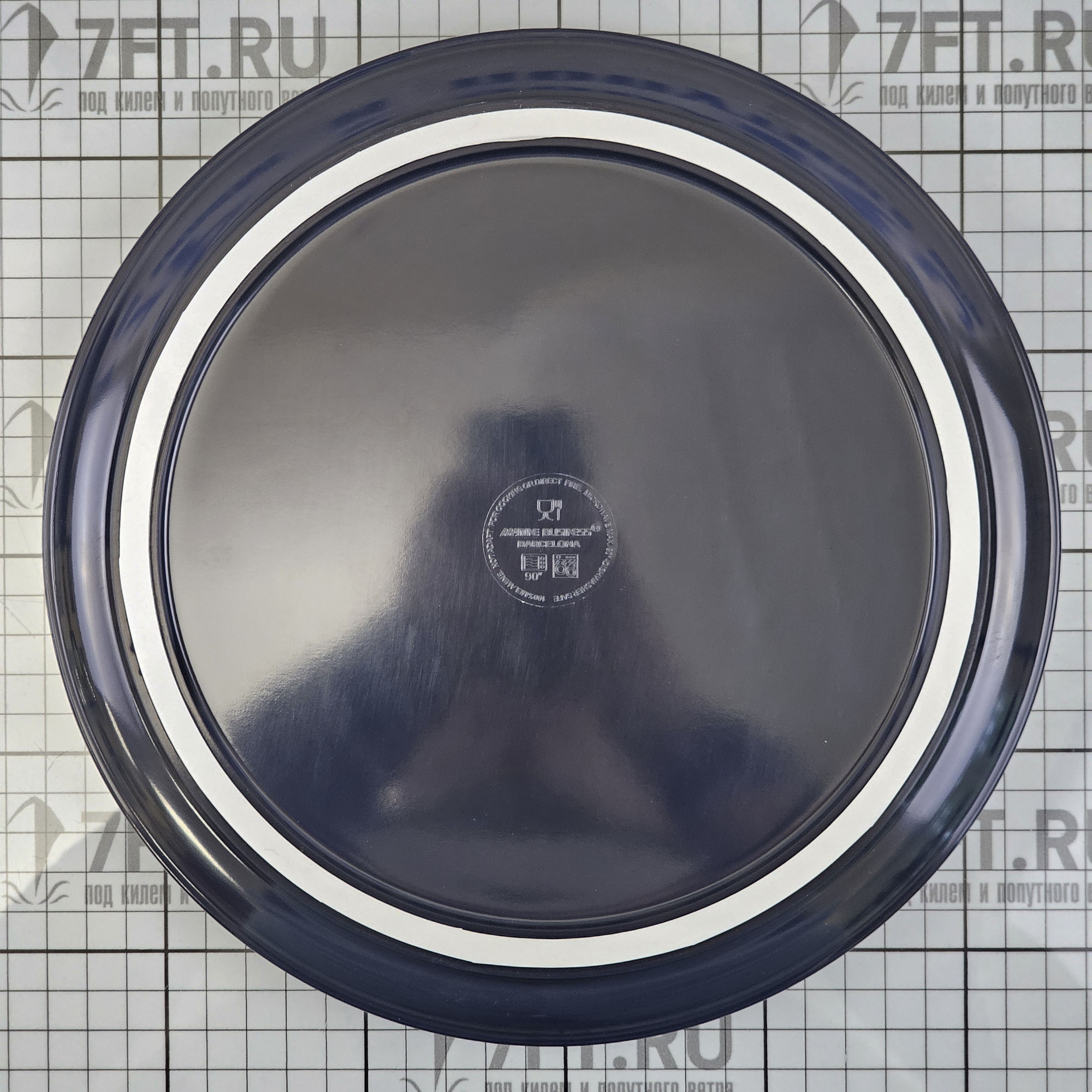 Купить Набор обеденных тарелок Marine Business Welcome on board 27001 Ø250мм 6шт из белого/синего меламина 7ft.ru в интернет магазине Семь Футов