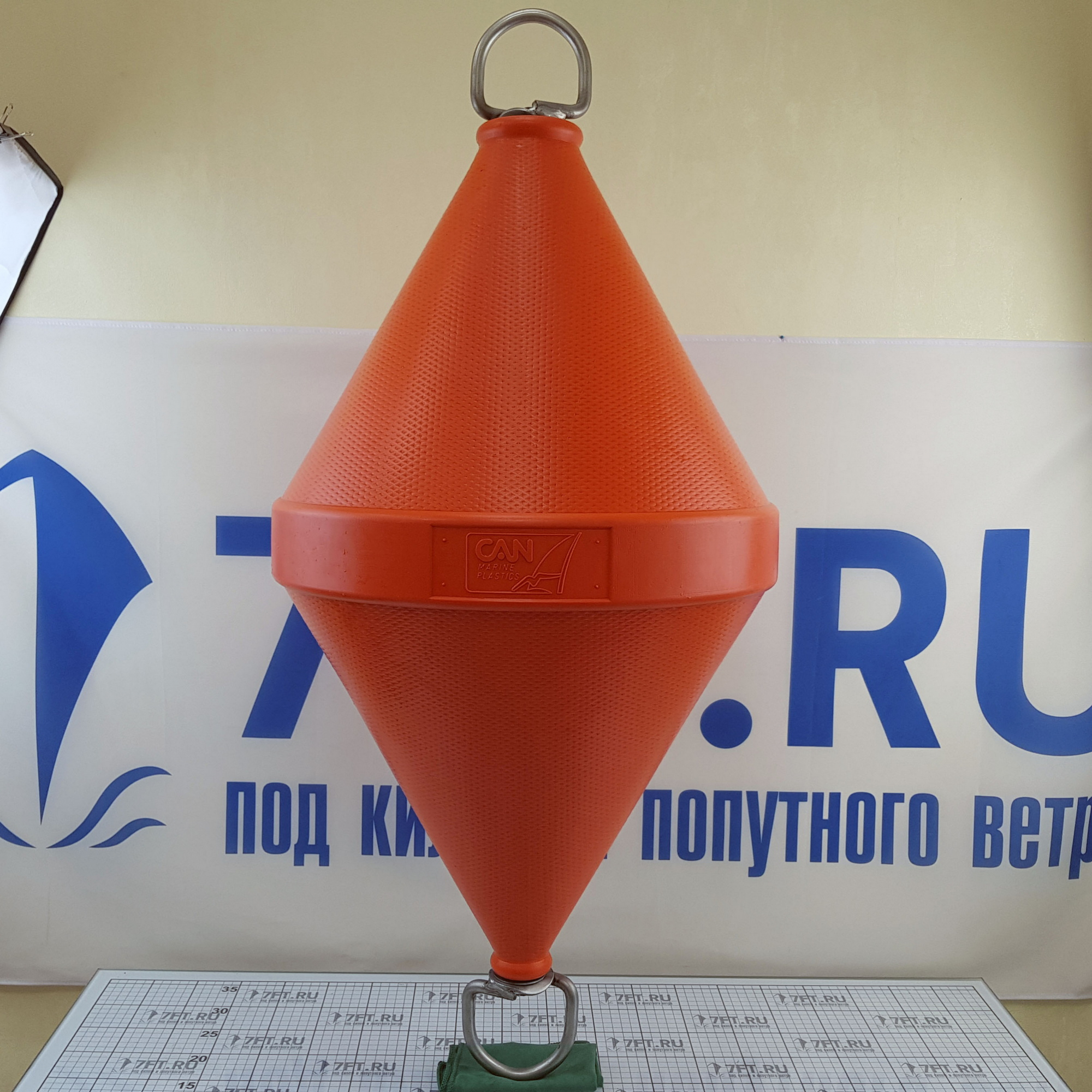 Купить Бакен полый из полиэтилена с осью Can-SB GA2321 320x800мм 15л 20кг оранжевый 7ft.ru в интернет магазине Семь Футов