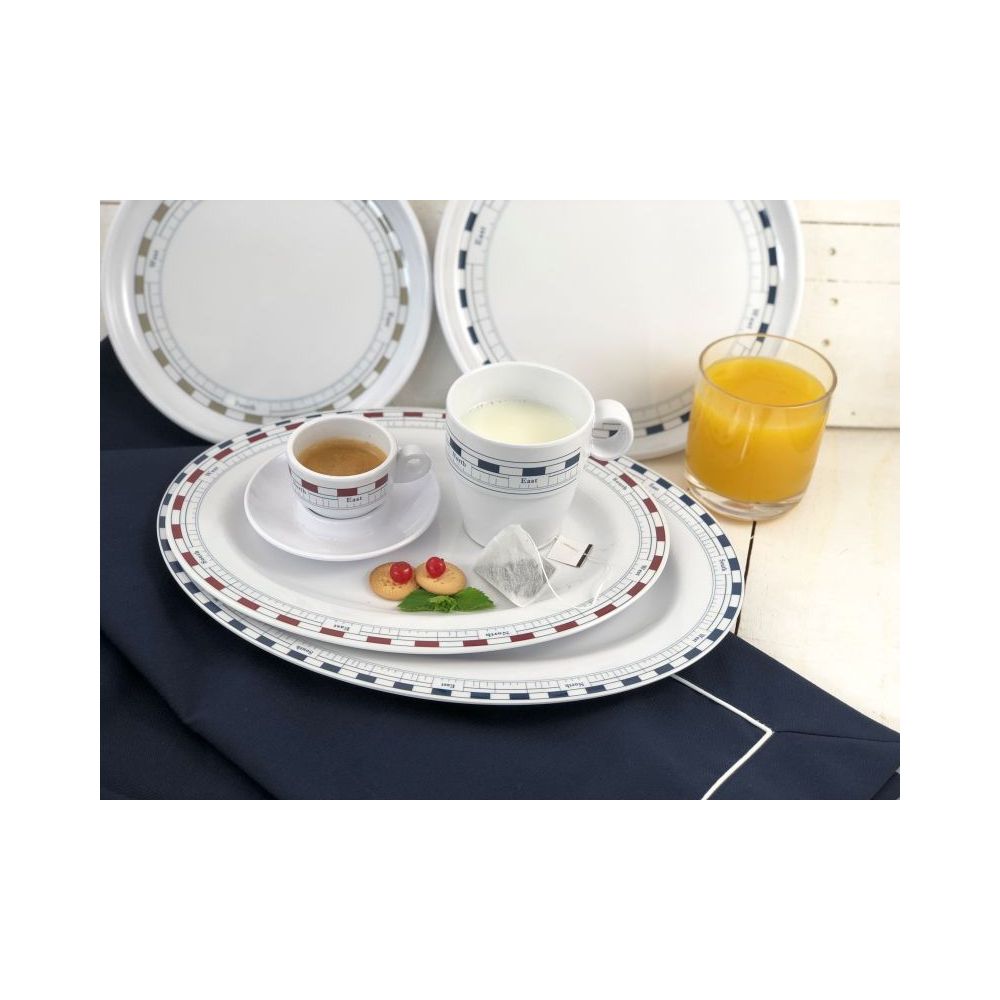 Купить Набор обеденных тарелок из меламина Marine Business Mistral 17001 250мм 6шт белый 7ft.ru в интернет магазине Семь Футов