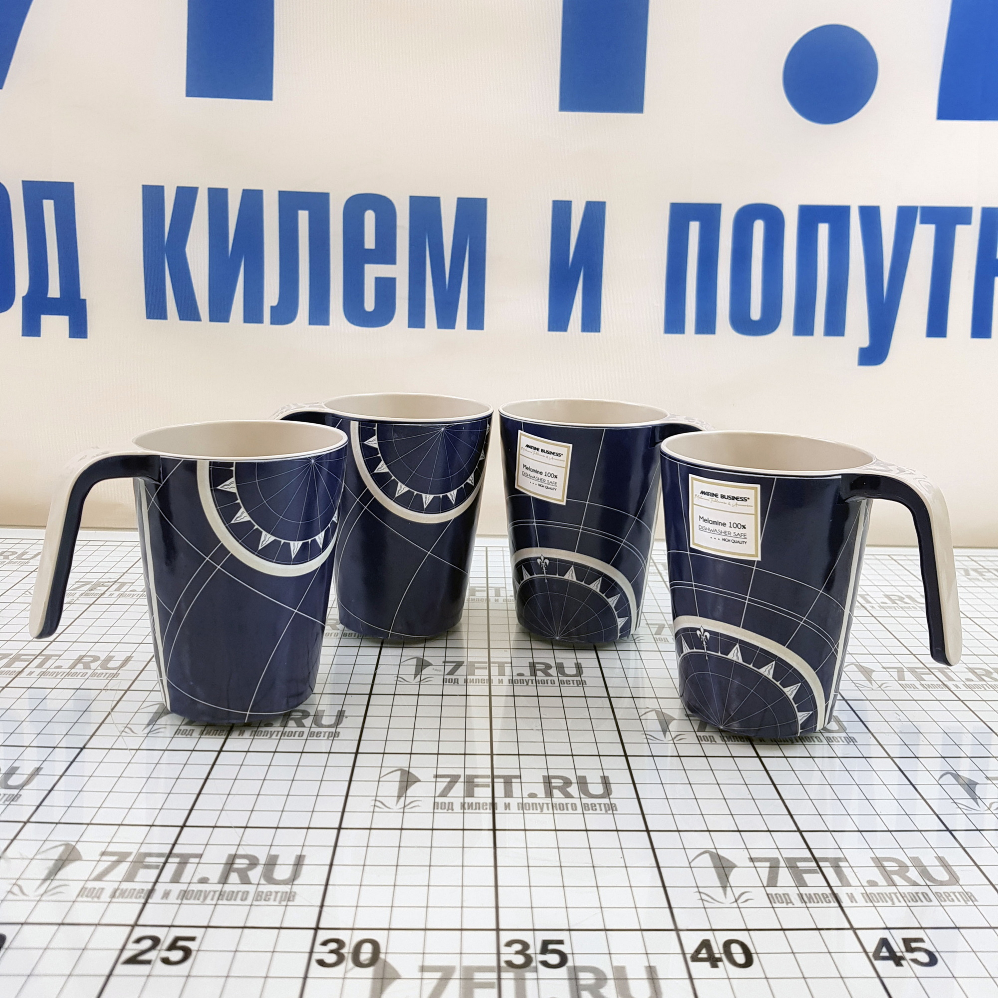 Купить Набор посуды на 4 человека Marine Business Pacific 66147 16 предметов из меламина в сумке 7ft.ru в интернет магазине Семь Футов
