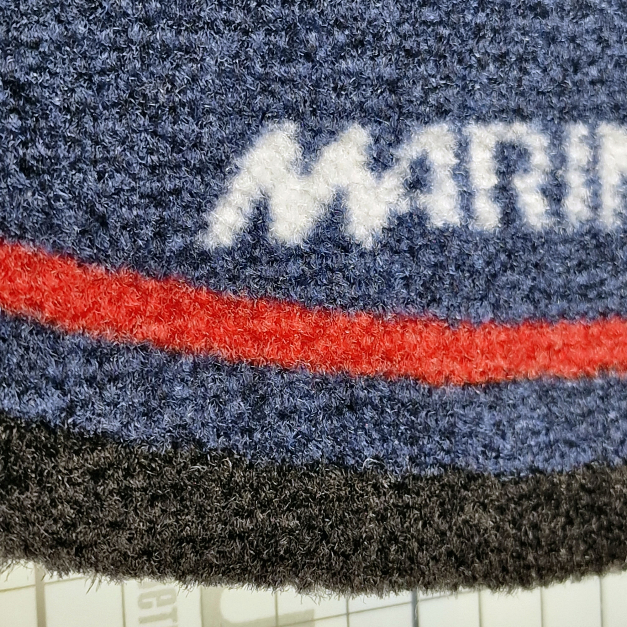 Купить Дверной коврик Marine Business Welcome 41262 750x500мм нескользящий полукруглый из синего полиамида 7ft.ru в интернет магазине Семь Футов