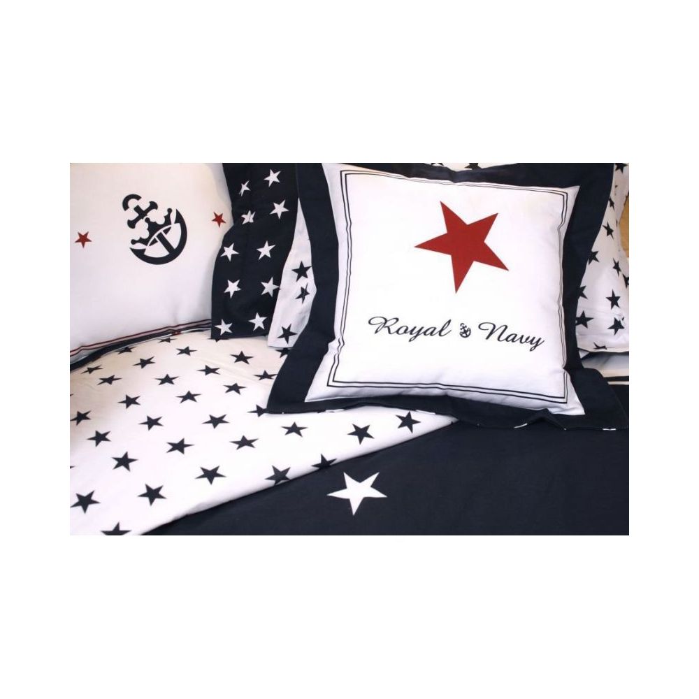 Купить Одеяло односпальное со звездами из хлопка Marine Business 51601 2700x1400мм белое 7ft.ru в интернет магазине Семь Футов