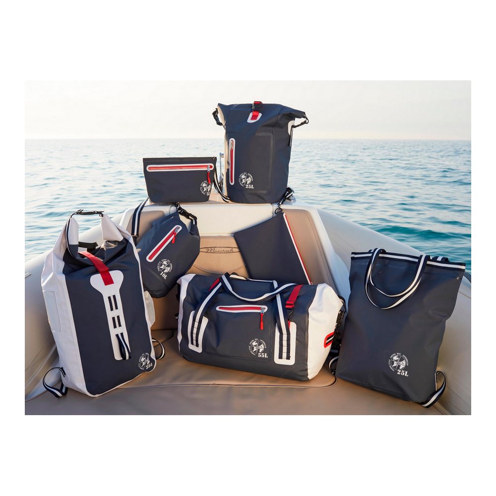 Купить Водонепроницаемый рюкзак Marine Business Scuba 62406 320x190x720мм 35л из синего ПВХ-брезента 7ft.ru в интернет магазине Семь Футов