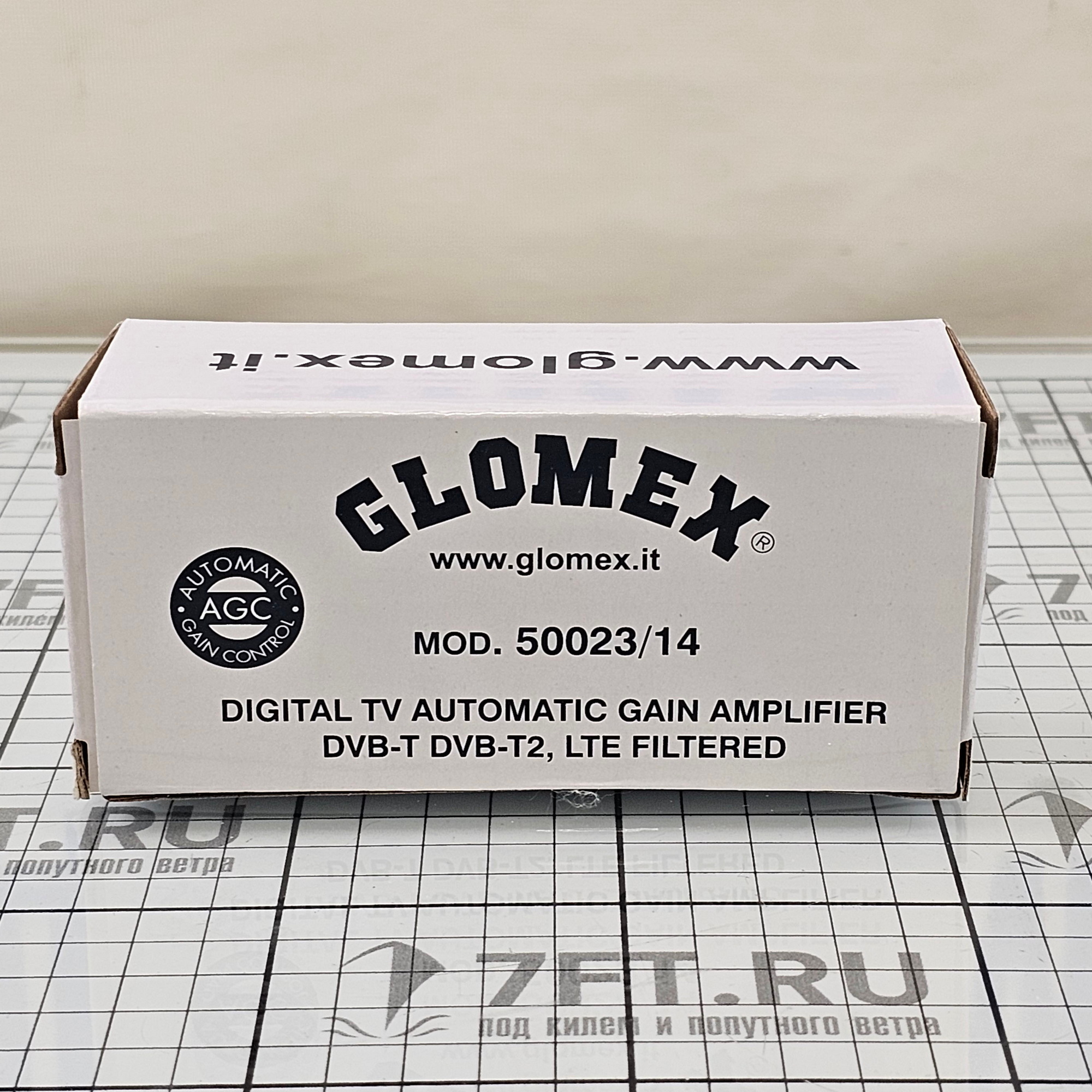 Купить Телевизионная антенна Glomex Mizar V9128AGC TV/FM/DAB 87,5-774МГц 20дБ 140x200мм с автоматическим усилителем AGC белая 7ft.ru в интернет магазине Семь Футов