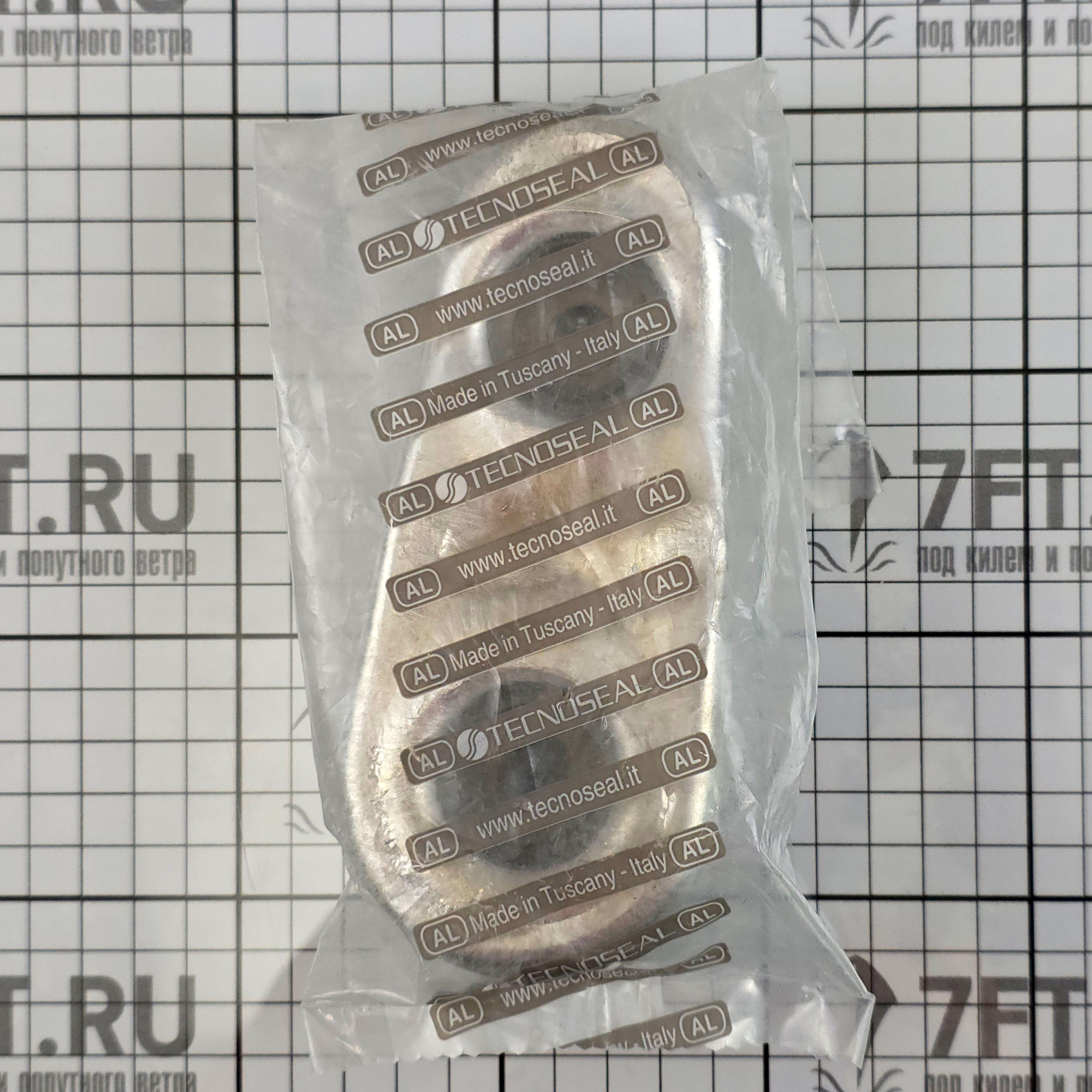 Купить Алюминиевый анод Tecnoseal 03510AL 152x68x29мм овальный для корпуса 7ft.ru в интернет магазине Семь Футов