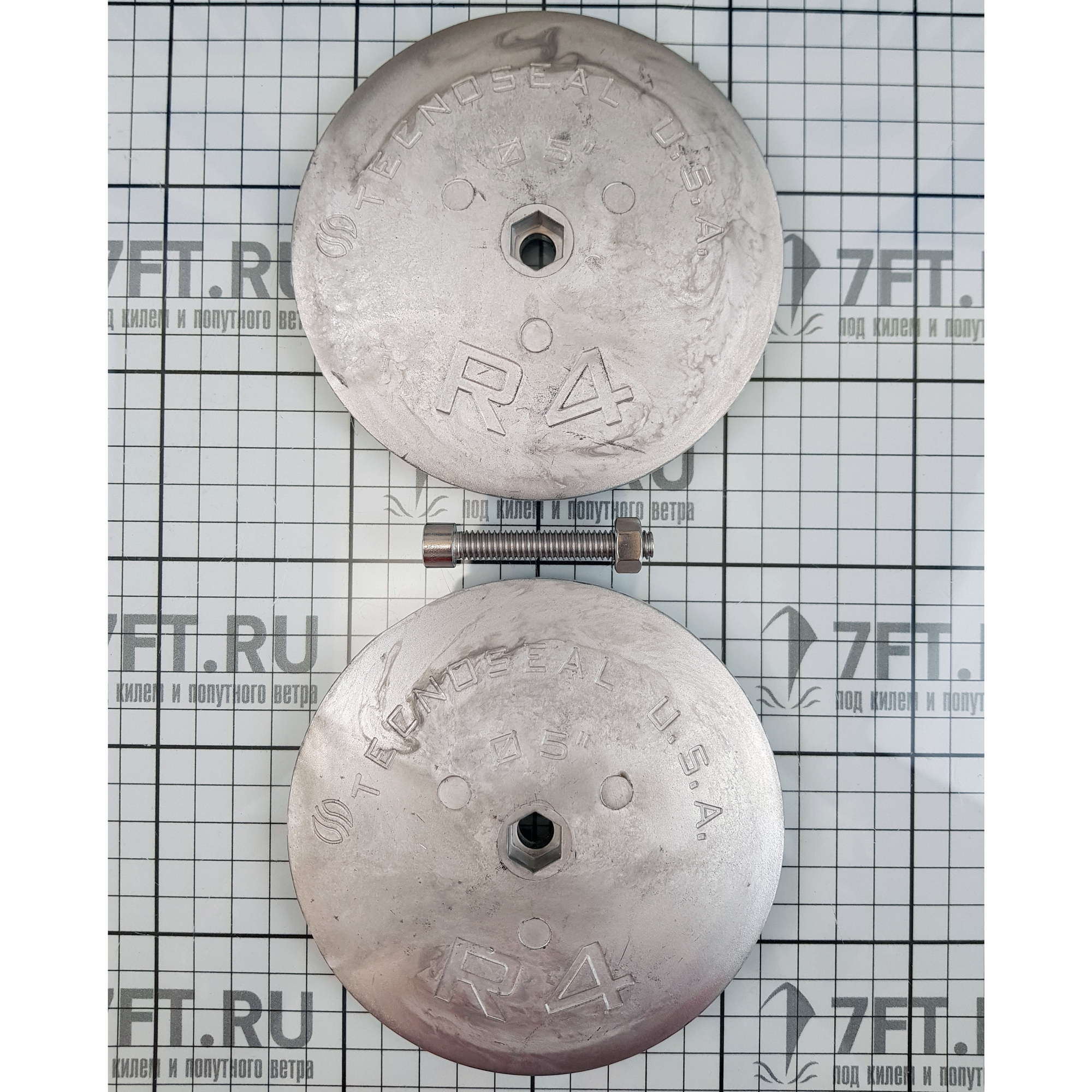 Купить Анод магниевый Tecnoseal R4MG Ø127мм 0,35кг для пера руля 7ft.ru в интернет магазине Семь Футов