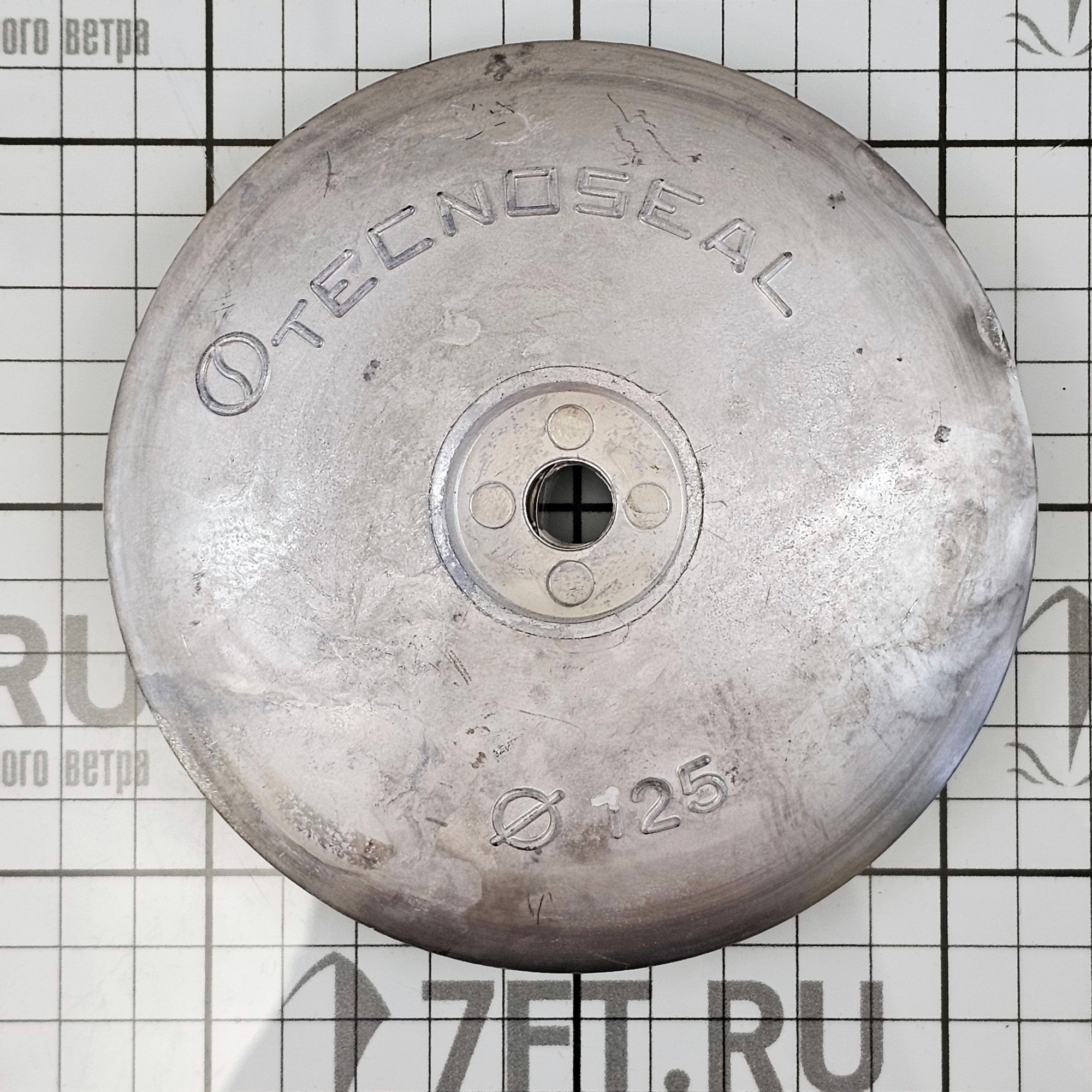 Купить Магниевый дисковый анод Tecnoseal 00104MG Ø125x21мм для пера руля 7ft.ru в интернет магазине Семь Футов