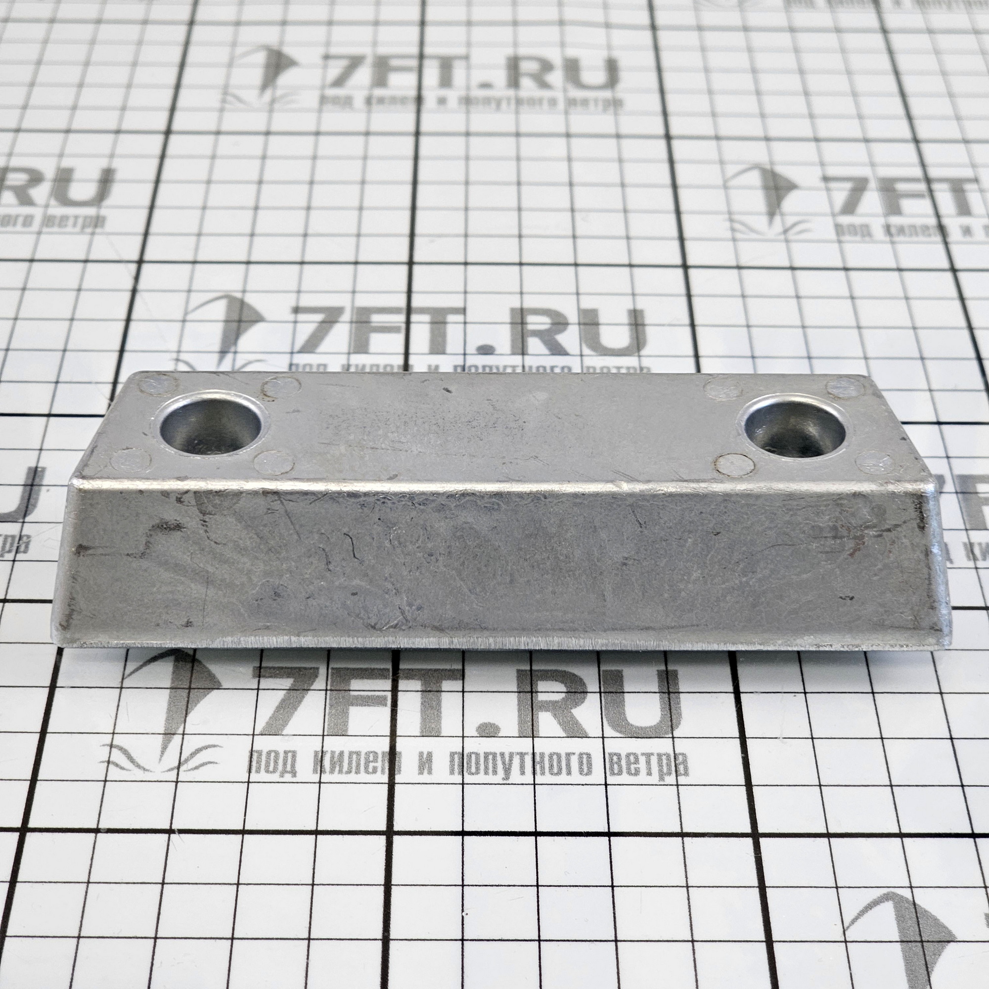 Купить Цинковый трапециевидный анод Tecnoseal 00708 132x46x25мм 0,76кг для двигателей Volvo Penta DuoProp 290 7ft.ru в интернет магазине Семь Футов