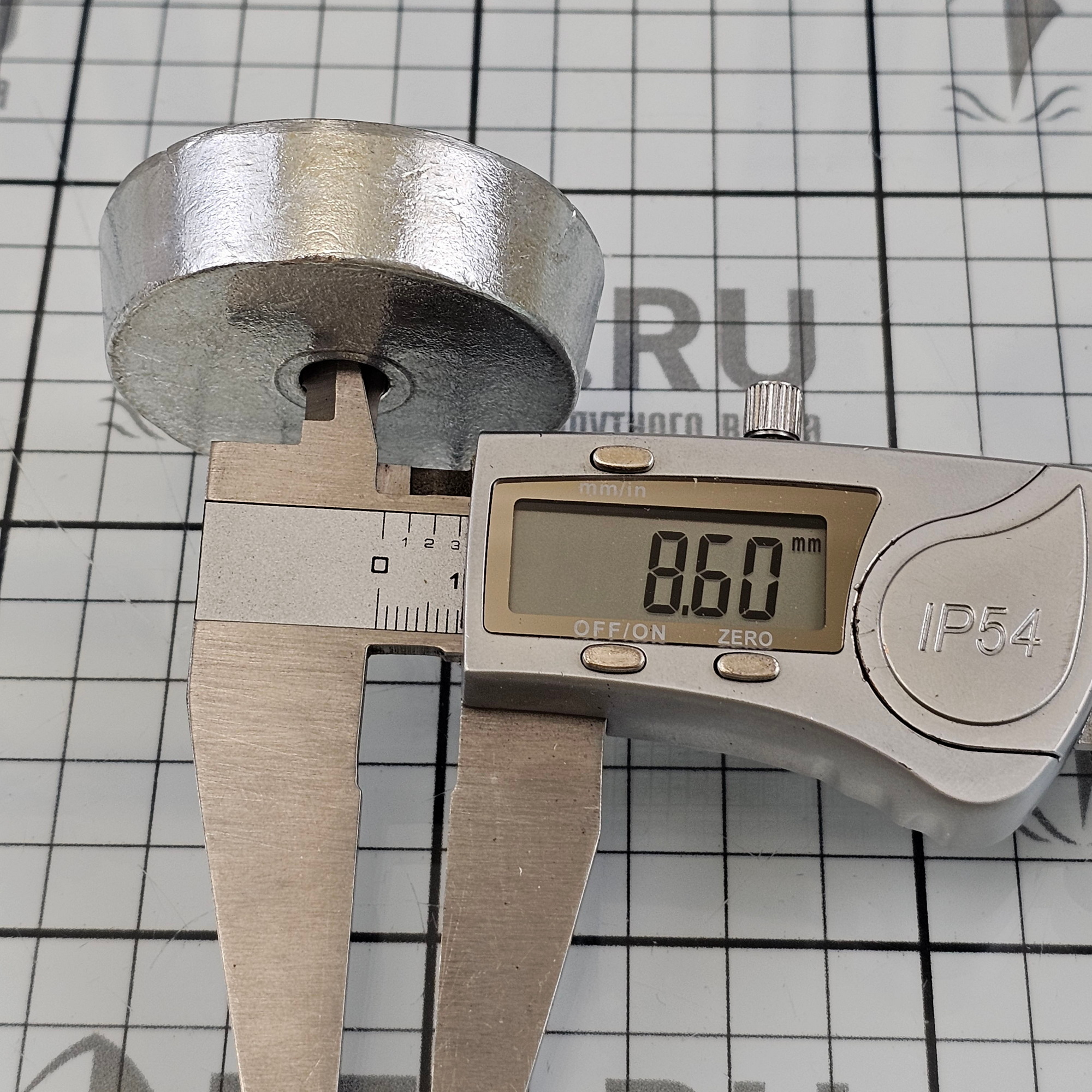 Купить Цинковый анод Tecnoseal 01111 Ø53x15мм дисковый для двигателей Mariner 40/Yamaha 70-85лс 7ft.ru в интернет магазине Семь Футов