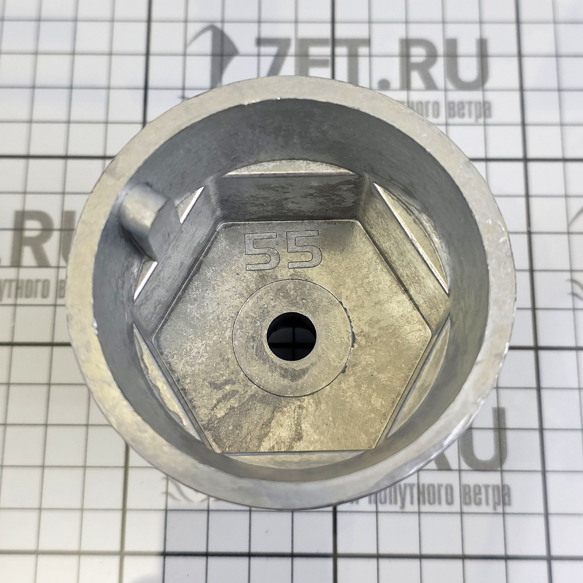 Купить Анод цинковый Tecnoseal 00406E Ø74x87мм 1,01кг шестиугольный под вал Ø55мм 7ft.ru в интернет магазине Семь Футов