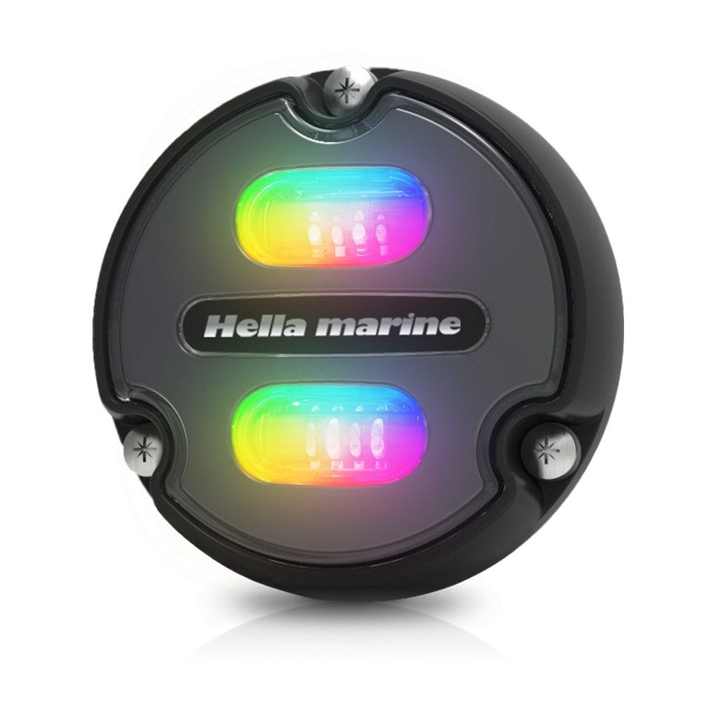 Купить Cветильник подводный RGB Hella Marine Apelo A1 2LT 016 146-001 12/24В угольная линза 7ft.ru в интернет магазине Семь Футов