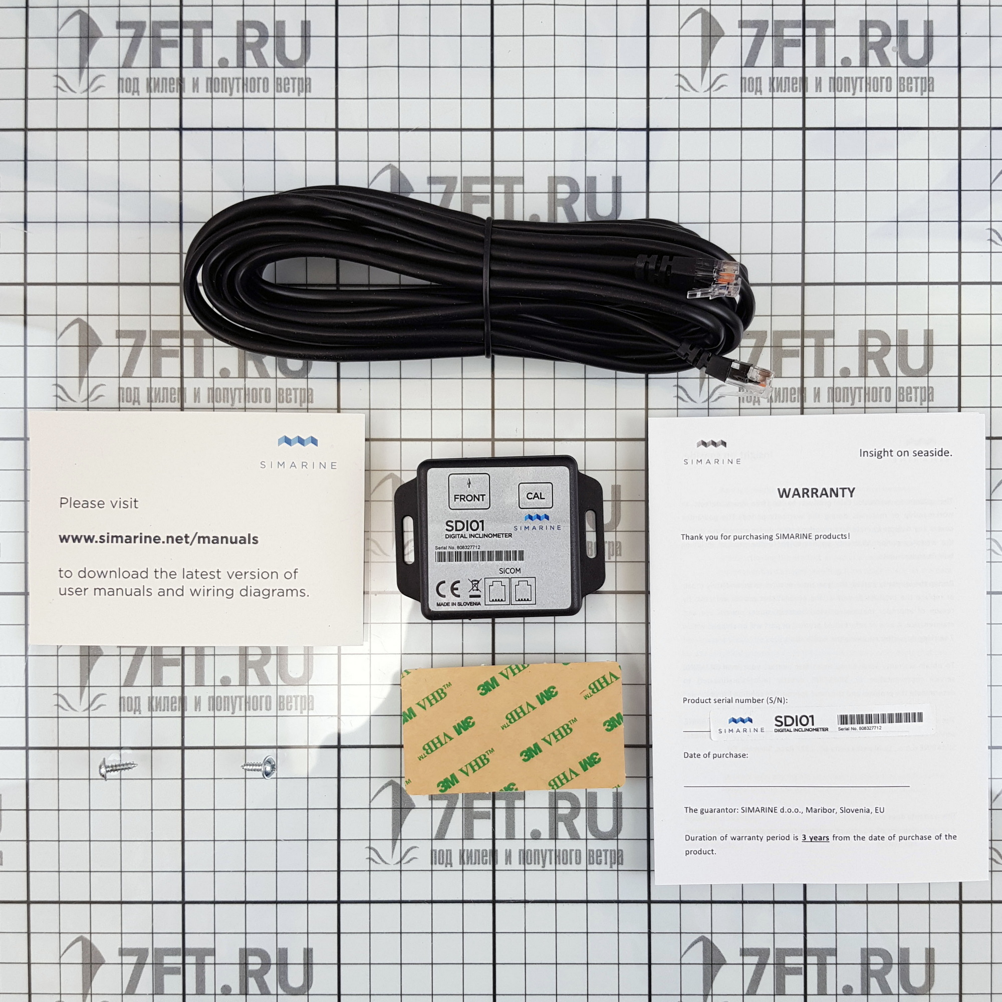 Купить Цифровой инклинометр Simarine SDI01 SICOM 6-35В диапазон +-89° 1мА с ручной калибровкой 7ft.ru в интернет магазине Семь Футов