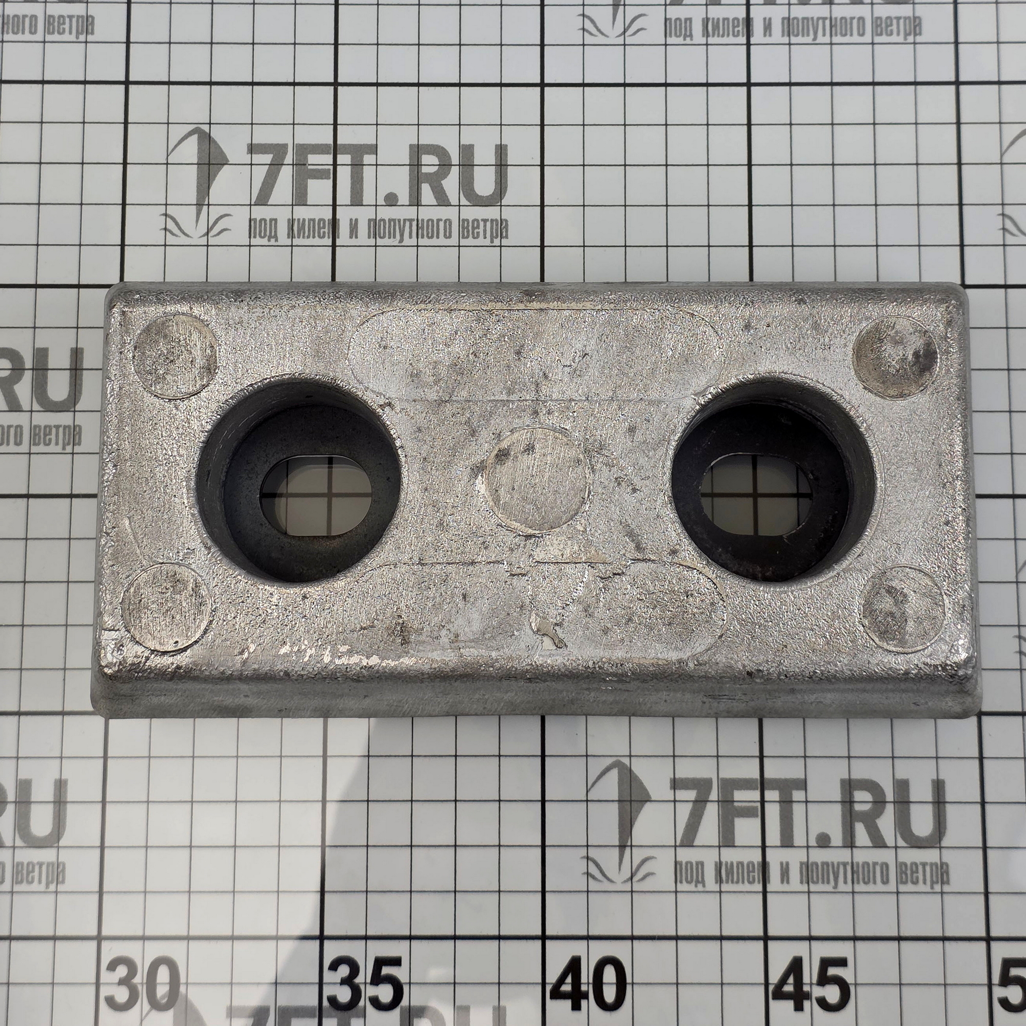 Купить Магниевый анод Tecnoseal 00262-2MG 200x100x50мм для корпуса 7ft.ru в интернет магазине Семь Футов
