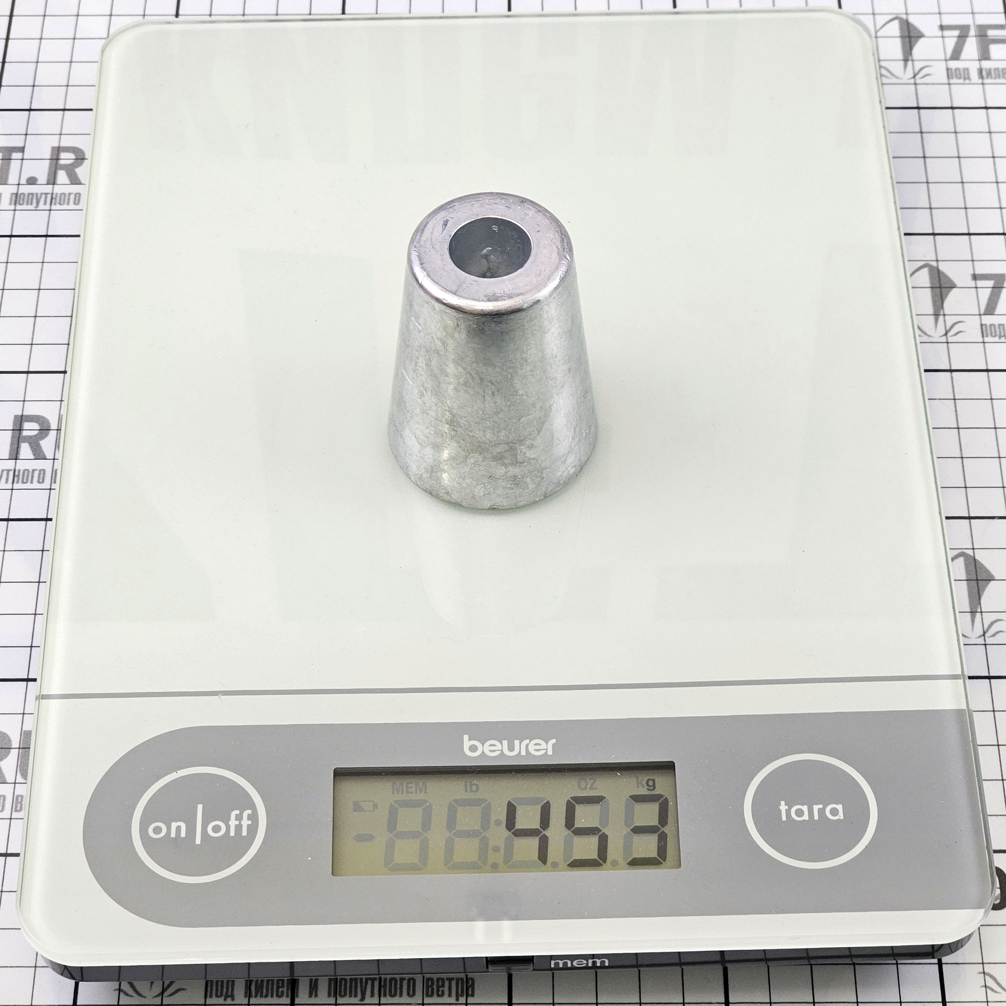 Купить Анод цинковый Tecnoseal 00403E Ø51x67мм 0,46кг шестиугольный под вал Ø40мм 7ft.ru в интернет магазине Семь Футов