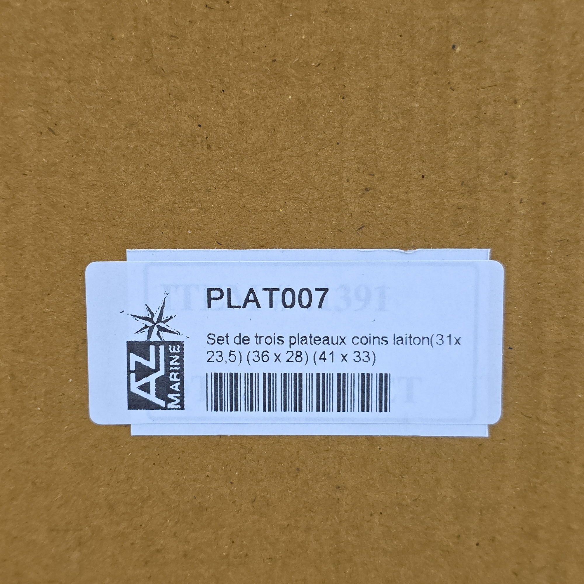 Купить Набор из трех подносов Foresti & Suardi PLAT007 из дерева и латуни 7ft.ru в интернет магазине Семь Футов