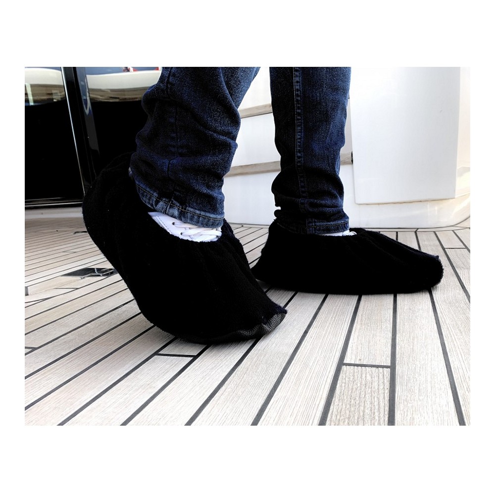 Купить Бахилы яхтенные Fendress SHOES-02S размер S (35-38) пара из темно-синего акрила 7ft.ru в интернет магазине Семь Футов