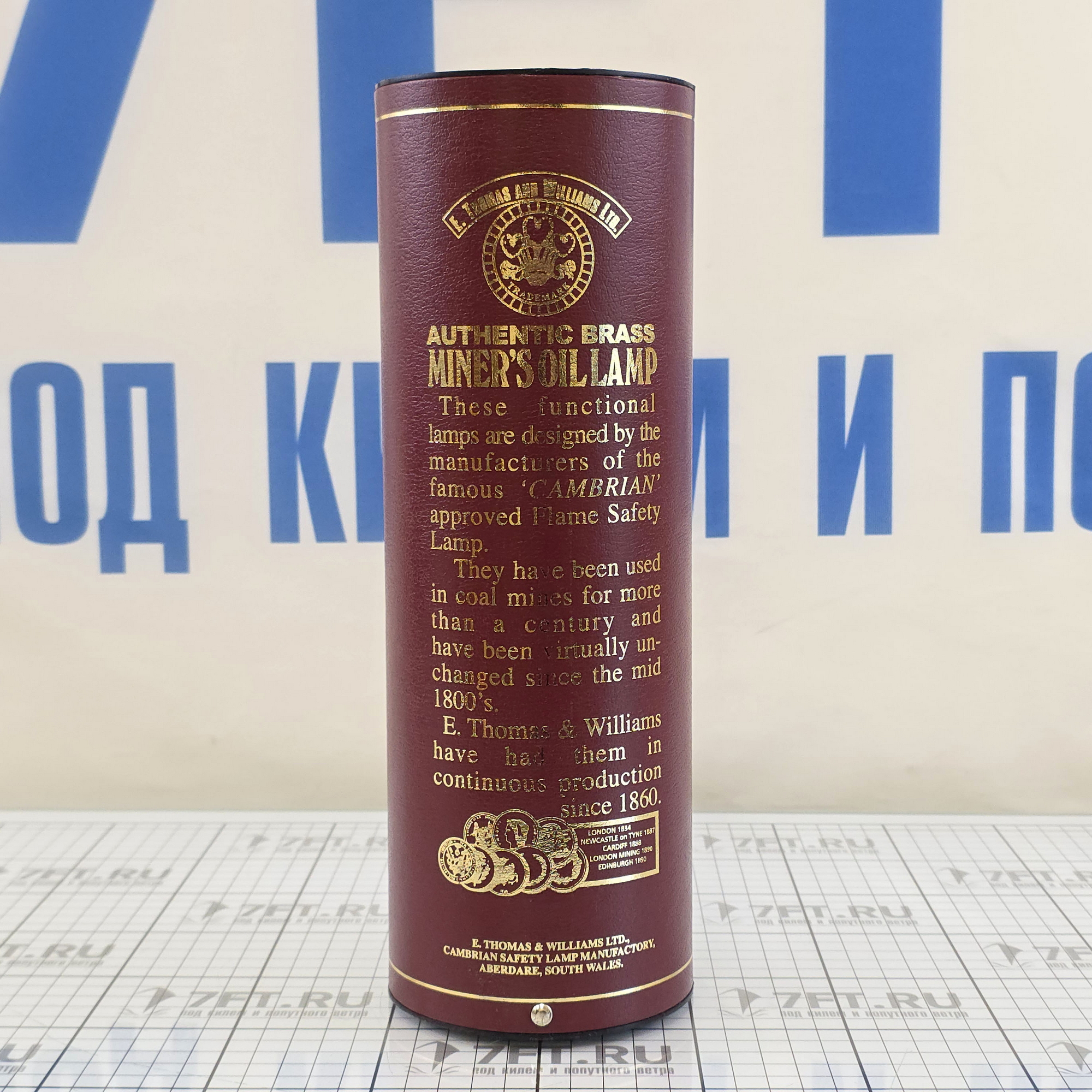 Купить Лампа Дэви E.Thomas&Williams 4126M Cambrian Miners Ø90х250мм 15-20ч 100мл шахтерская с верхом из меди для Благодатного/Олимпийского огня 7ft.ru в интернет магазине Семь Футов