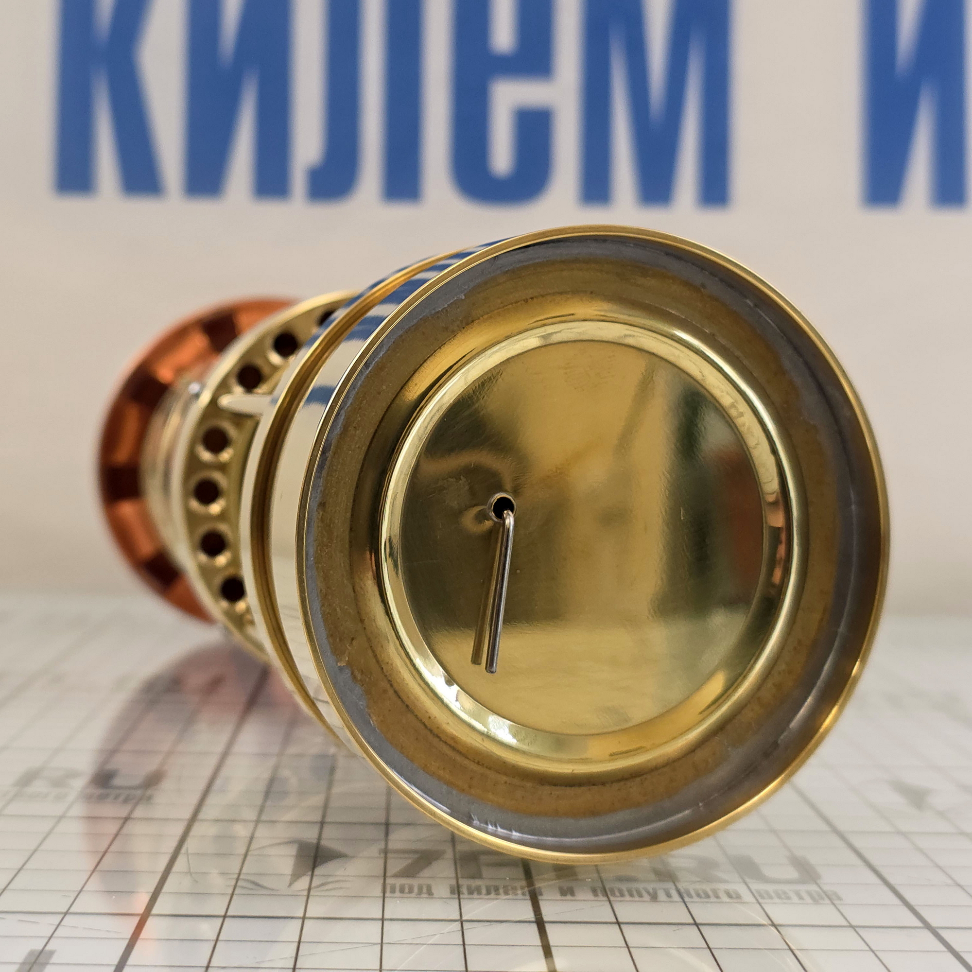 Купить Лампа Дэви E.Thomas&Williams 4126M Cambrian Miners Ø90х250мм 15-20ч 100мл шахтерская с верхом из меди для Благодатного/Олимпийского огня 7ft.ru в интернет магазине Семь Футов