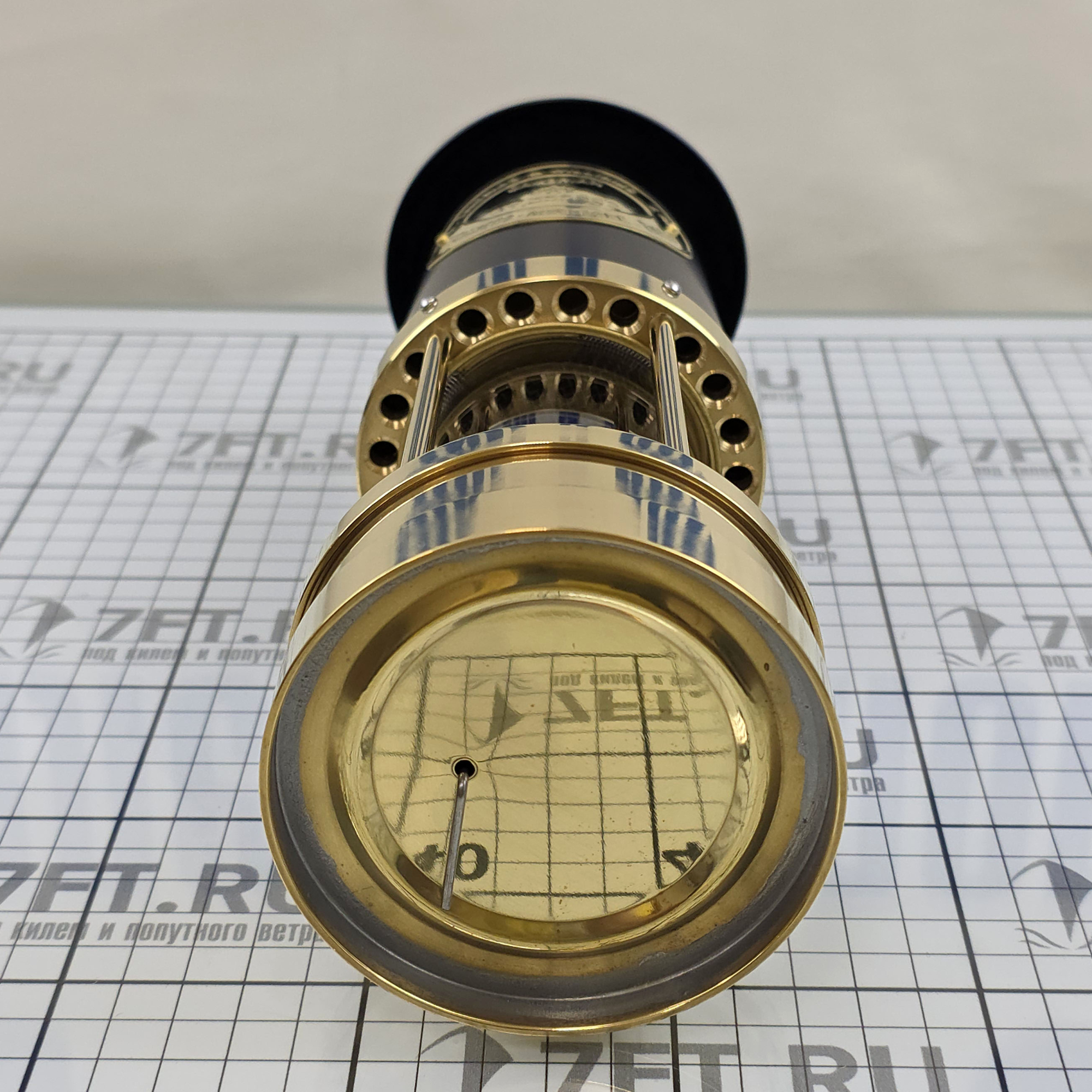 Купить Лампа Дэви E.Thomas&Williams Cambrian 4126B Miners Ø90х250мм 15-20ч 100мл шахтерская с черным окрашенным верхом для Благодатного/Олимпийского огня 7ft.ru в интернет магазине Семь Футов