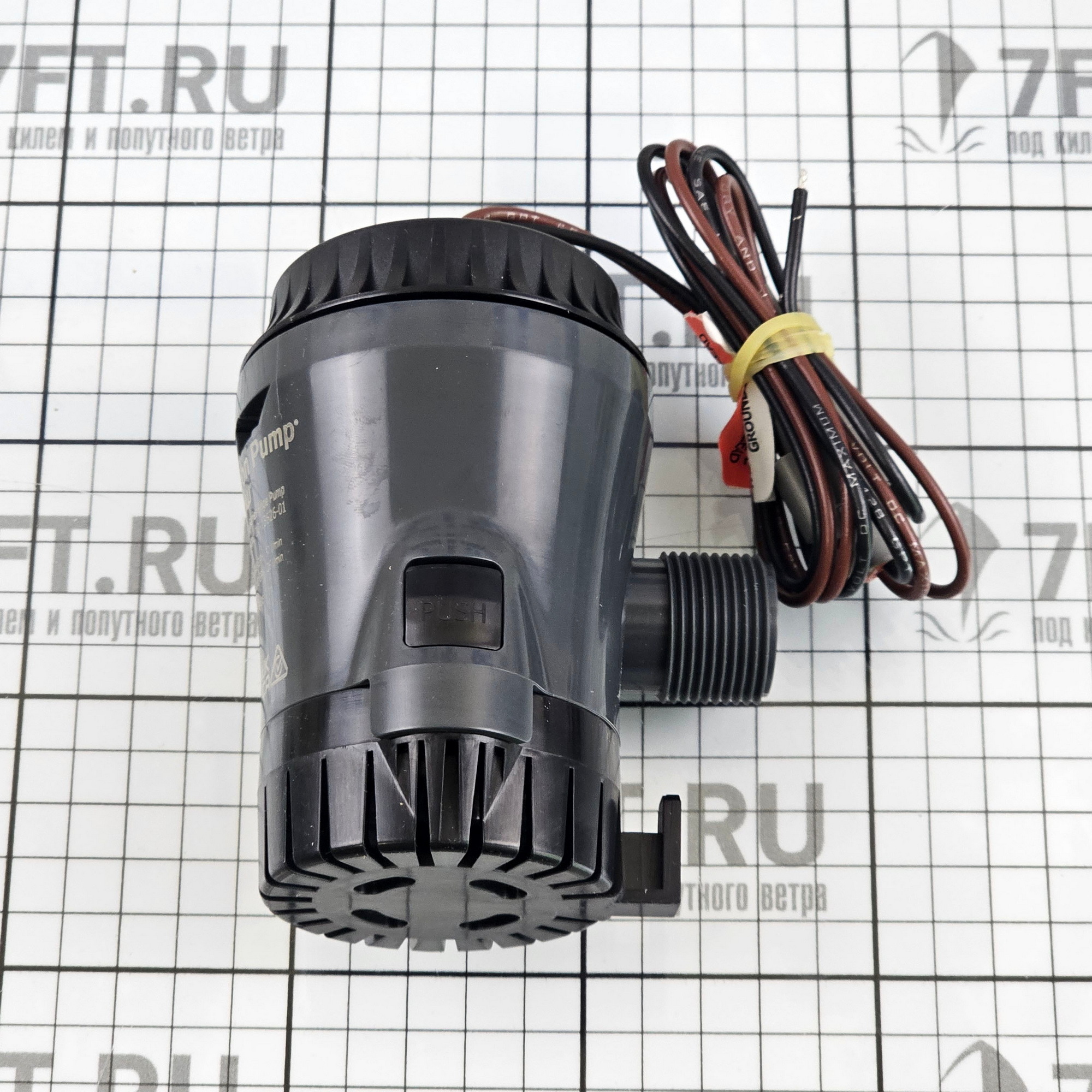 Купить Картриджный погружной трюмный насос Johnson Pump Aqua Void Cartridge Bilge 10-13626-01 500GPH 12В 2,7А 38л/мин под шланг Ø19мм корпус из АБС-пластика 7ft.ru в интернет магазине Семь Футов