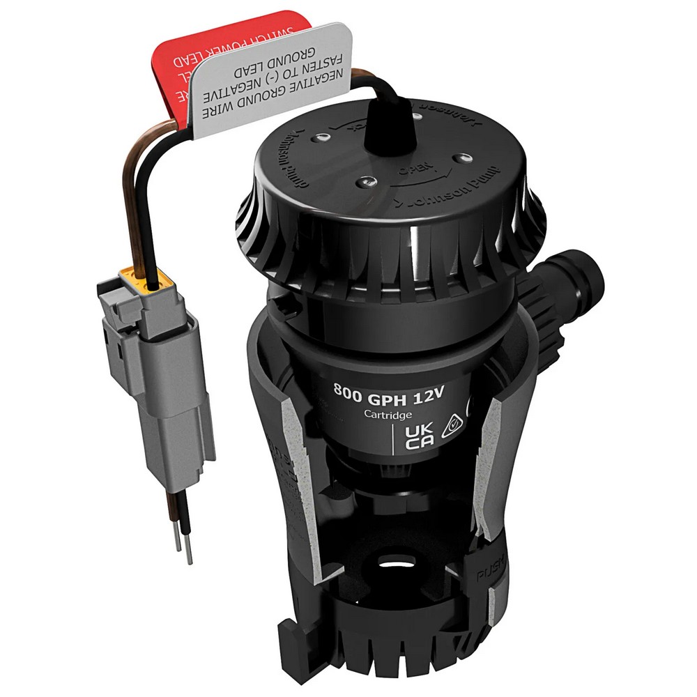 Купить Картриджный погружной трюмный насос Johnson Pump Aqua Void Cartridge Bilge 10-13626-05 800GPH 12В 3,7А 50л/мин под шланг Ø19мм корпус из АБС-пластика 7ft.ru в интернет магазине Семь Футов