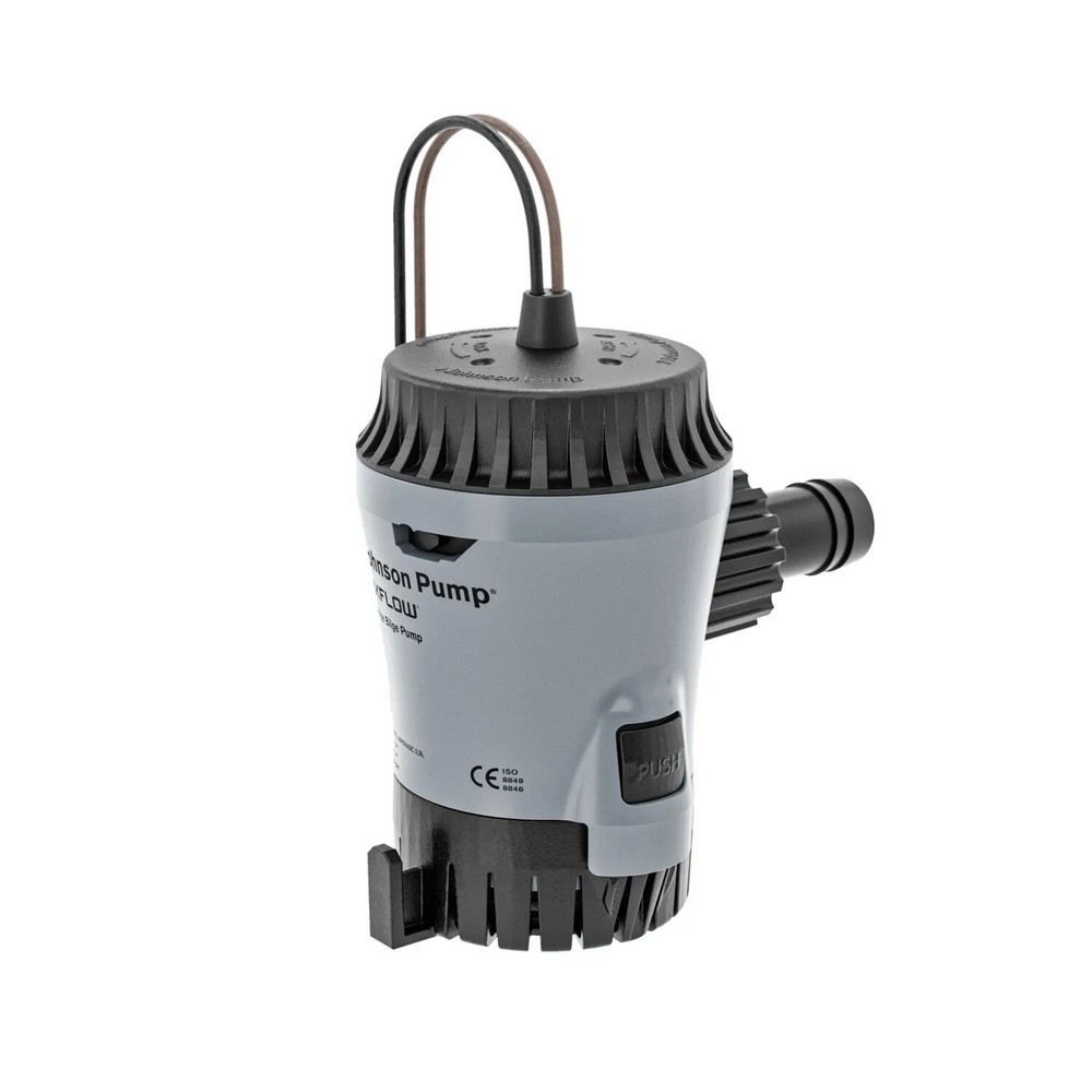 Купить Картриджный погружной трюмный насос Johnson Pump Aqua Void Cartridge Bilge 10-13626-05 800GPH 12В 3,7А 50л/мин под шланг Ø19мм корпус из АБС-пластика 7ft.ru в интернет магазине Семь Футов