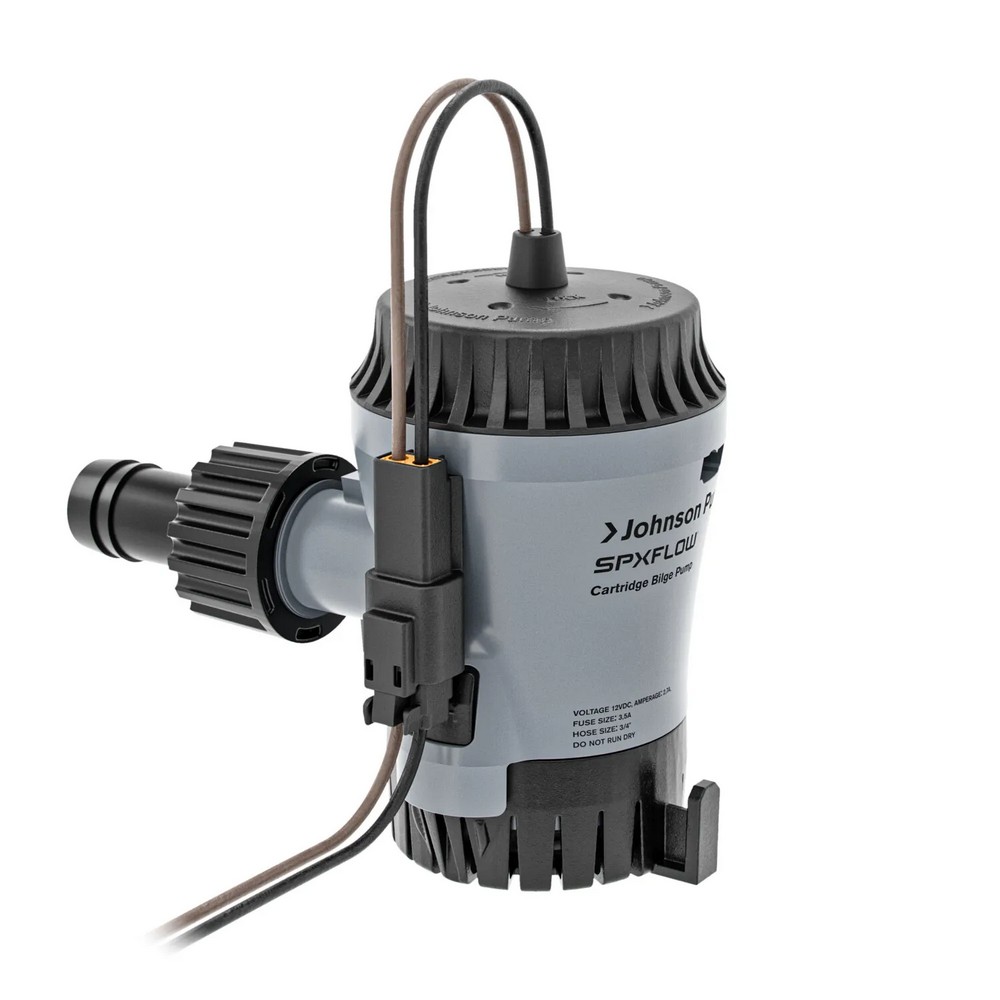 Купить Картриджный погружной трюмный насос Johnson Pump Aqua Void Cartridge Bilge 10-13626-05 800GPH 12В 3,7А 50л/мин под шланг Ø19мм корпус из АБС-пластика 7ft.ru в интернет магазине Семь Футов