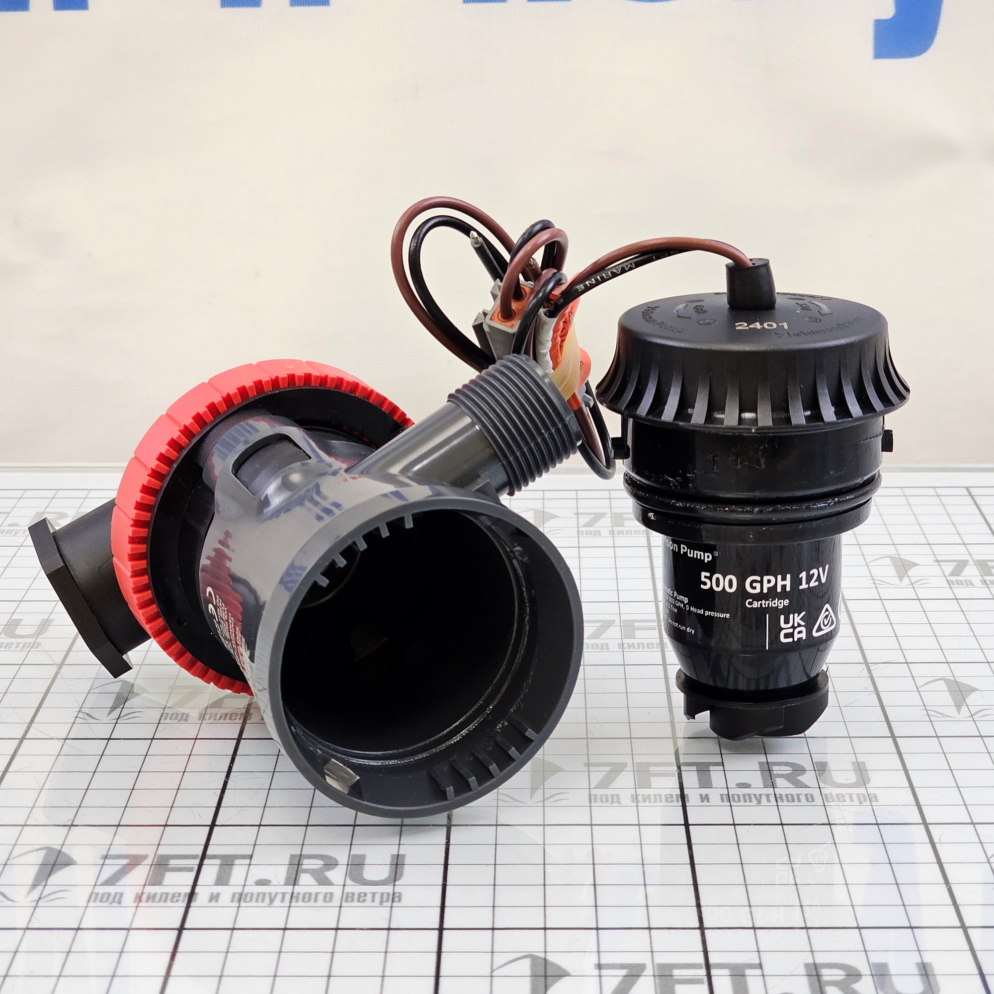 Купить Картриджный аэраторный насос Johnson Pump Aqua O2 Flex Mount 10-13642-01 500GPH 12В 2,7А 37л/мин под шланг Ø19мм гибкое крепление корпус из АБС-пластика 7ft.ru в интернет магазине Семь Футов