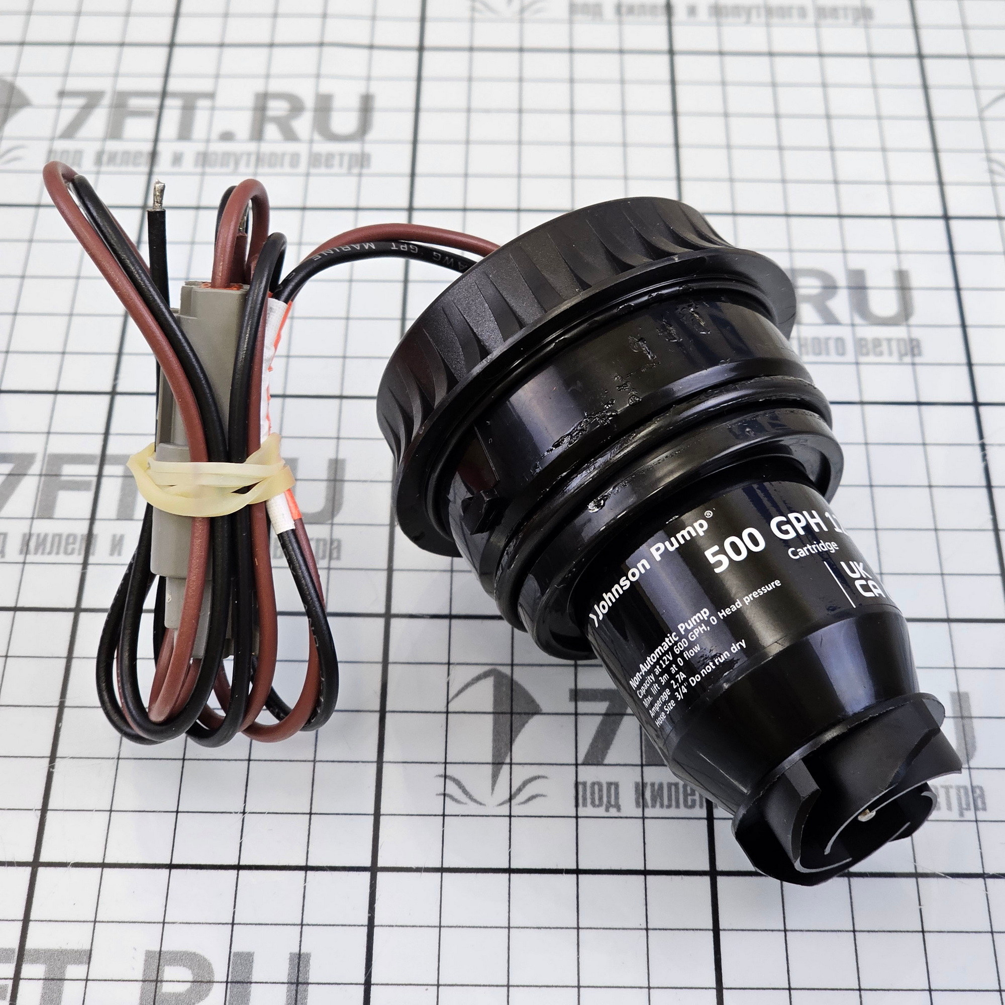 Купить Картриджный аэраторный насос Johnson Pump Aqua O2 Flex Mount 10-13642-01 500GPH 12В 2,7А 37л/мин под шланг Ø19мм гибкое крепление корпус из АБС-пластика 7ft.ru в интернет магазине Семь Футов