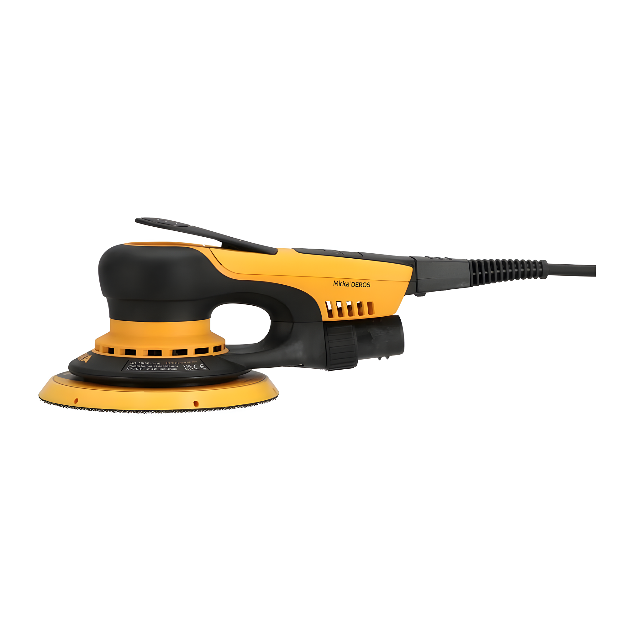 Купить Электрическая орбитальная шлифовальная машинка Mirka Deros II 5650CV MID5650404CA 4000-10000об/мин 220-240В 400Вт тарелка Ø125/150мм ход 5мм уровень шума 71дБ уровень вибрации 3,4м/с² 7ft.ru в интернет магазине Семь Футов