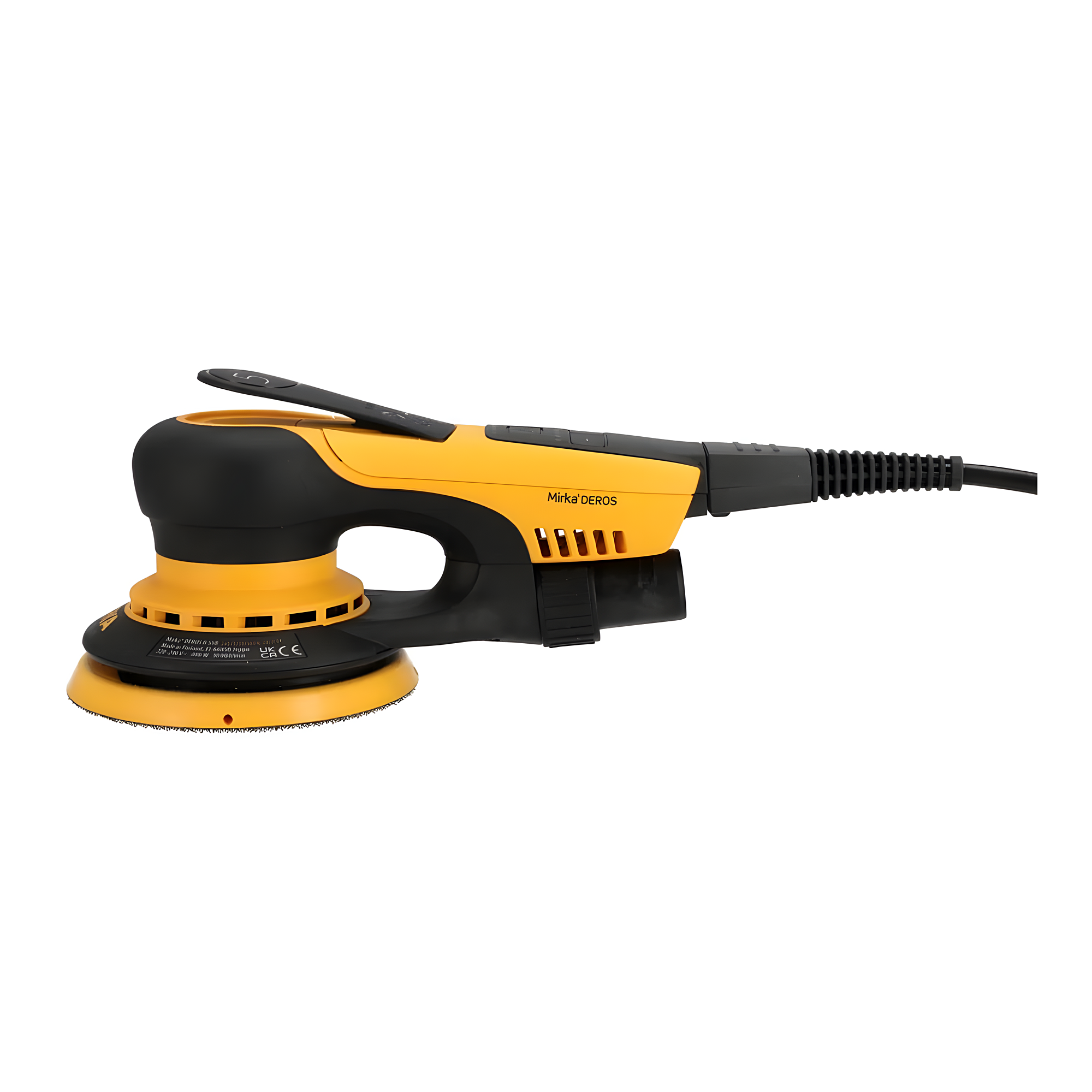Купить Электрическая орбитальная шлифовальная машинка Mirka Deros II 550 MID5504044 4000-10000об/мин 220-240В 400Вт тарелка Ø125мм ход 5мм уровень шума 71дБ уровень вибрации 3,2м/с² 7ft.ru в интернет магазине Семь Футов