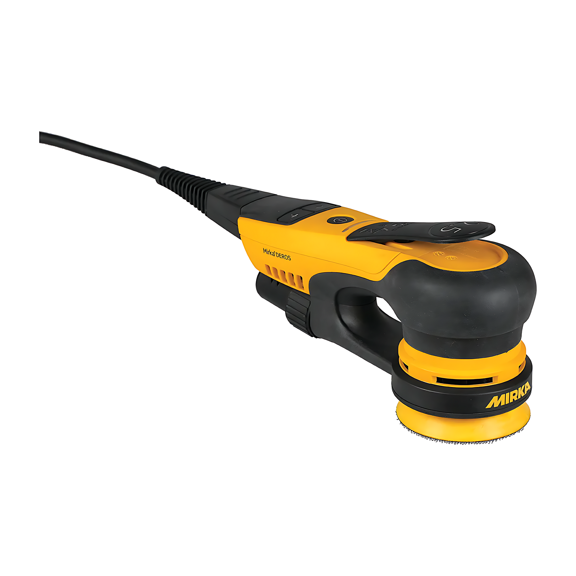 Купить Электрическая орбитальная шлифовальная машинка Mirka Deros 325CV MID3252011 4000-10000об/мин 220-240В 50/60Гц 250Вт тарелка Ø77мм ход 2,5мм уровень шума 67дБ уровень вибрации 2,7м/с² 7ft.ru в интернет магазине Семь Футов