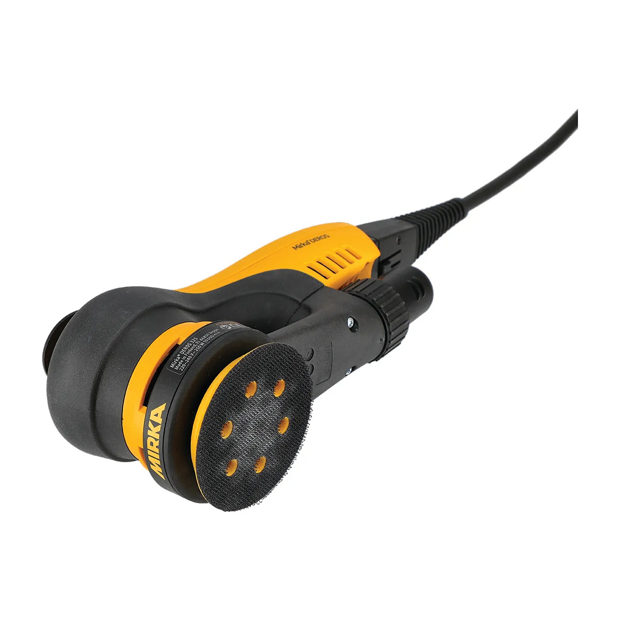 Купить Электрическая орбитальная шлифовальная машинка Mirka Deros 325CV MID3252011 4000-10000об/мин 220-240В 50/60Гц 250Вт тарелка Ø77мм ход 2,5мм уровень шума 67дБ уровень вибрации 2,7м/с² 7ft.ru в интернет магазине Семь Футов