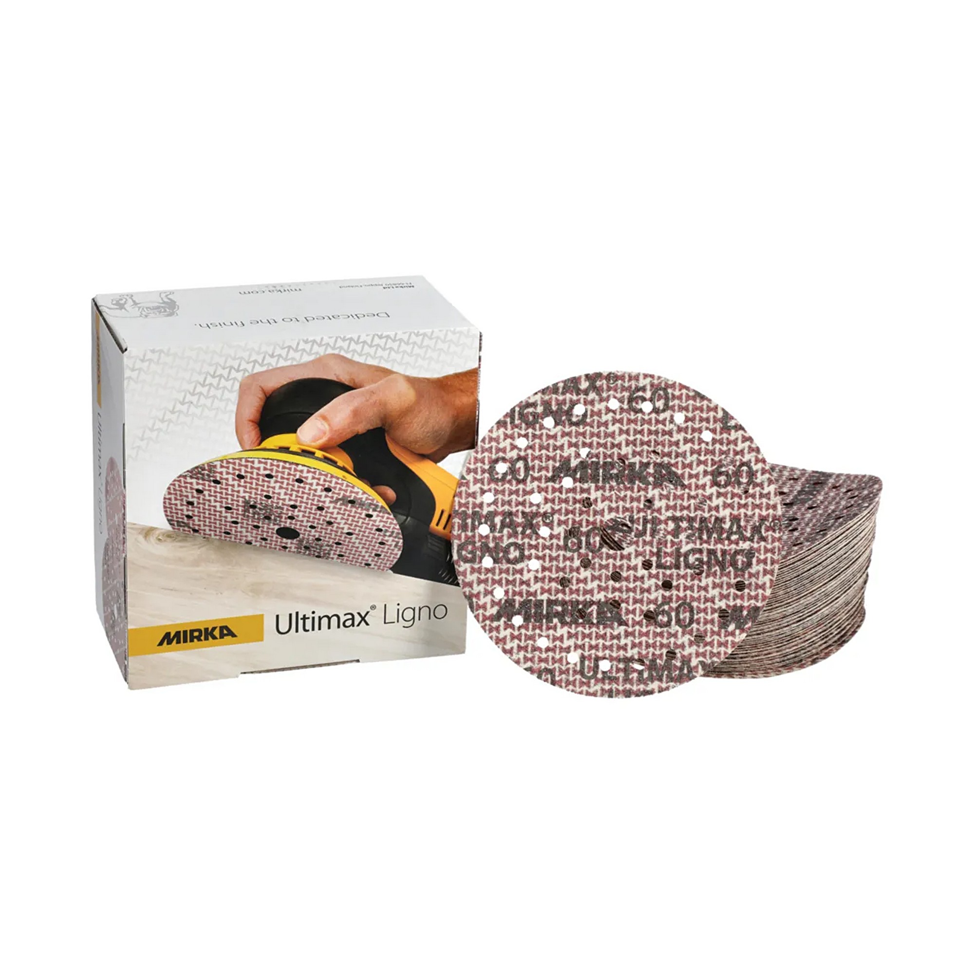 Купить Шлифовальный диск Mirka Ultimax® Ligno UL6M109980 Ø150мм P80 100шт/уп 7ft.ru в интернет магазине Семь Футов