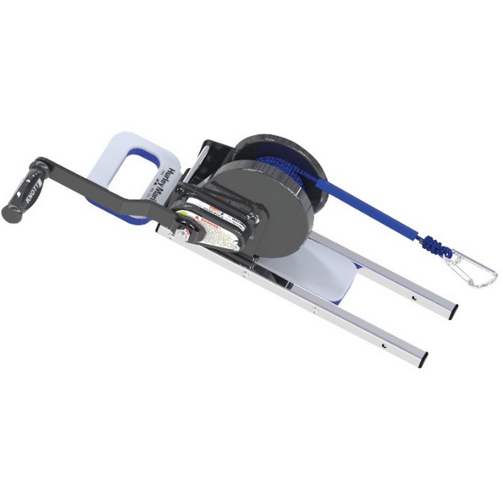Купить Система шлюпбалок Hurley marine H3O+ XL H3O-922XLMW с ручной лебедкой грузоподъемность 453кг из прочного белого полиэтилена для лодок с жестким дном и гидроциклов длиной до 3,96м 7ft.ru в интернет магазине Семь Футов