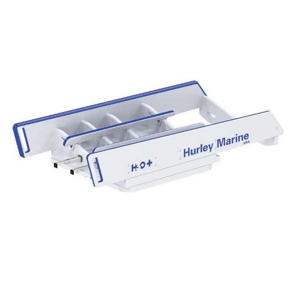 Купить Система шлюпбалок Hurley marine H3O+ H3O-1115PLUS с электрической лебедкой 12В грузоподъемность 328кг из прочного белого полиэтилена для лодок с жестким дном и гидроциклов длиной до 3,96м 7ft.ru в интернет магазине Семь Футов