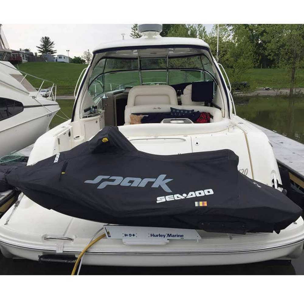 Купить Система шлюпбалок Hurley marine H3O+ H3O-1115PLUS с электрической лебедкой 12В грузоподъемность 328кг из прочного белого полиэтилена для лодок с жестким дном и гидроциклов длиной до 3,96м 7ft.ru в интернет магазине Семь Футов
