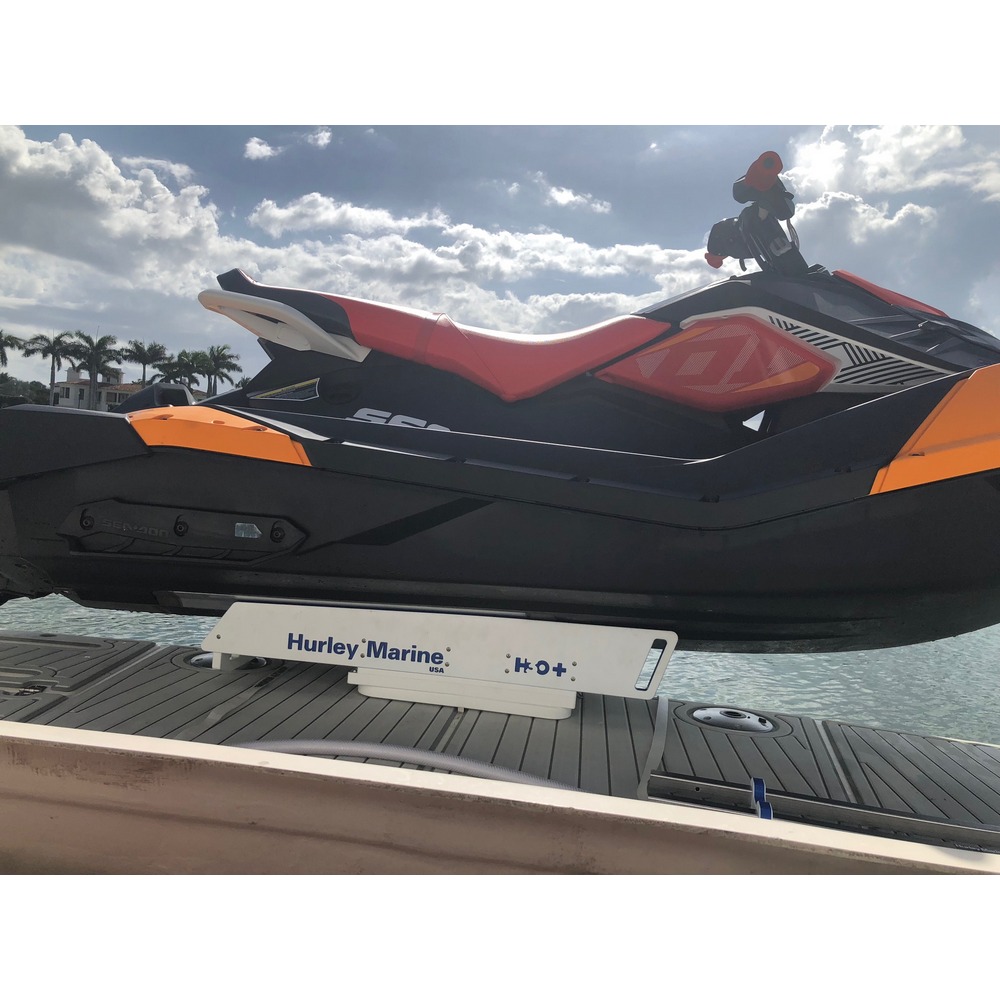 Купить Система шлюпбалок Hurley marine H3O+ H3O-1115PLUSHW с ручной лебедкой грузоподъемность 328кг из прочного белого полиэтилена для лодок с жестким дном и гидроциклов длиной до 3,96м 7ft.ru в интернет магазине Семь Футов