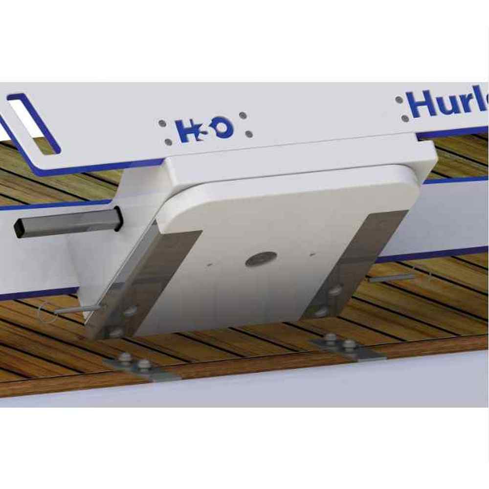 Купить Система шлюпбалок Hurley marine H3O H3O-1213WEW с электрической лебедкой грузоподъемность 181кг из прочного белого полиэтилена для лодок с жестким дном и гидроциклов длиной до 3,23м 7ft.ru в интернет магазине Семь Футов