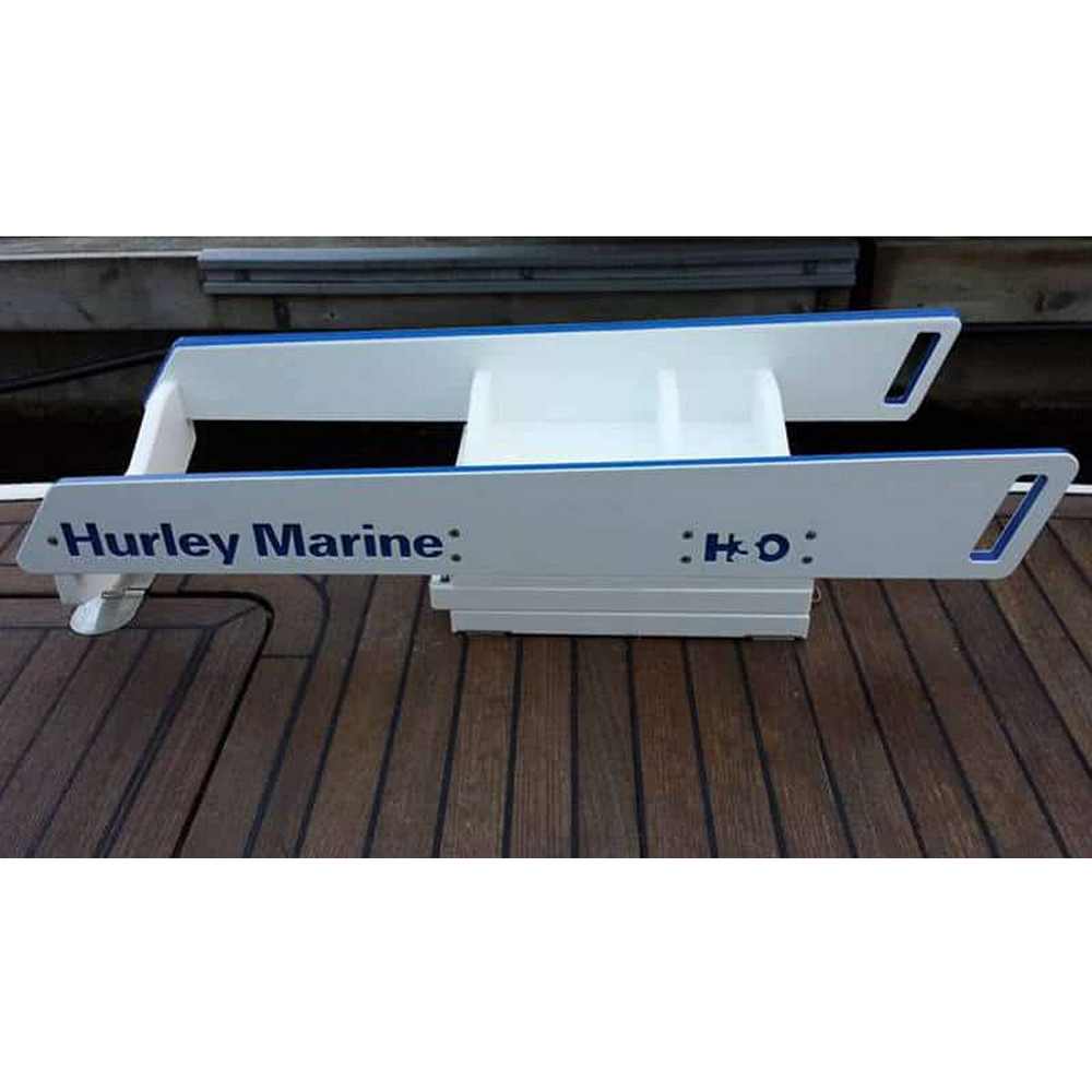Купить Система шлюпбалок Hurley marine H3O H3O-1213WEW с электрической лебедкой грузоподъемность 181кг из прочного белого полиэтилена для лодок с жестким дном и гидроциклов длиной до 3,23м 7ft.ru в интернет магазине Семь Футов