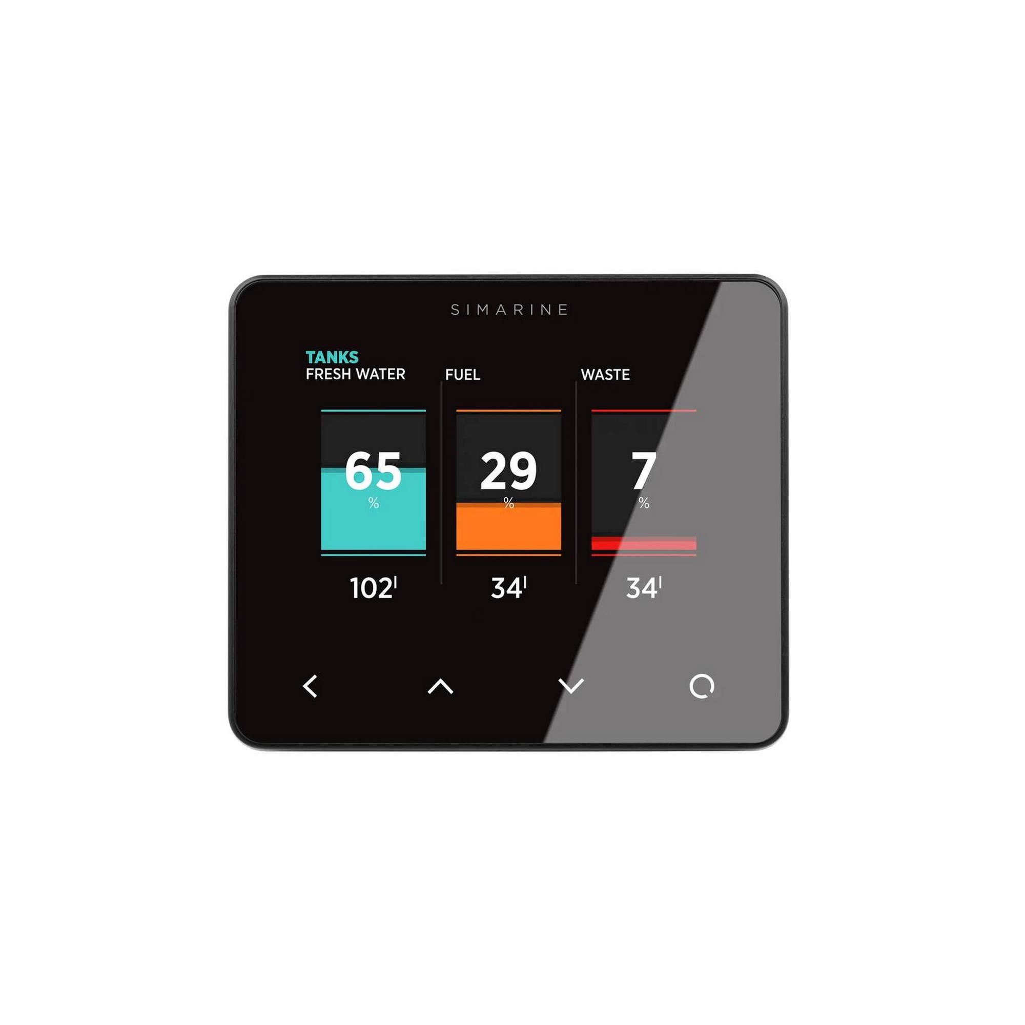 Купить Интеллектуальное устройство защиты аккумулятора Simarine Pico Smart P203 6-35В монитор 3,5" черный корпус с монтажной рамкой 7ft.ru в интернет магазине Семь Футов