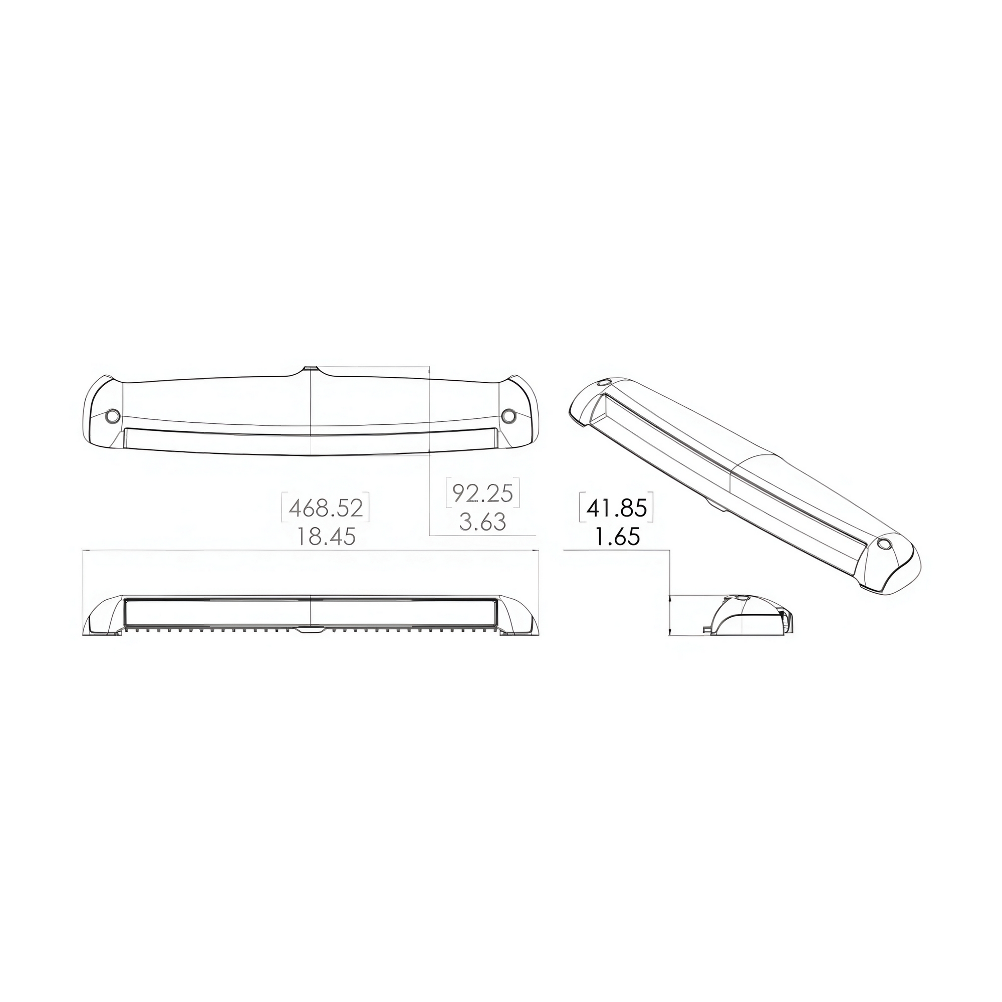 Купить Светодиодный прожектор Lumitec Razor 101586 10-30В 108Вт 4,2-9А 5000K 70+ IP67 из анодированного литого алюминия 7ft.ru в интернет магазине Семь Футов