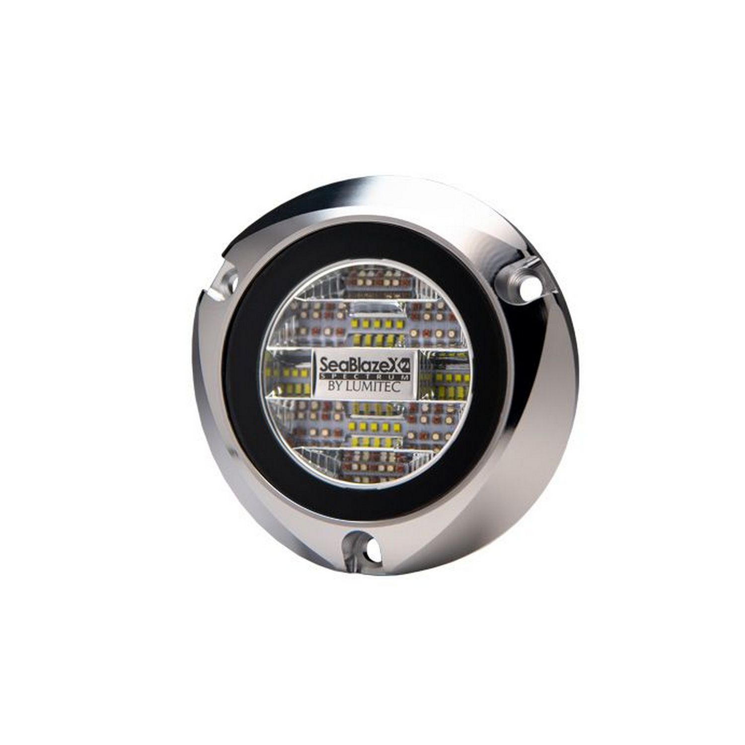Купить Светильник подводный светодиодный Lumitec SeaBlaze X2 Spectrum 101591 10-30В 5-2,5А 60Вт 6000лм 6500К Ø8,86см IP68 RGBW спектр хромированный 7ft.ru в интернет магазине Семь Футов