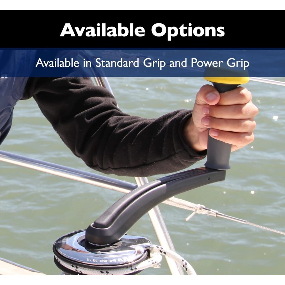 Купить Ручка для лебедок Lewmar One Touch Power Grip 29140042 200мм с фиксатором из кованого алюминия 7ft.ru в интернет магазине Семь Футов