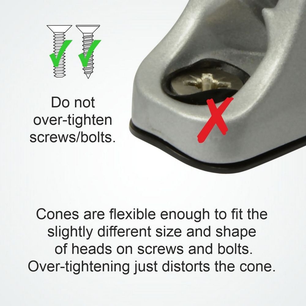 Купить Изоляционная пластина Clamcleat PT422&23/R 82x18мм из нейлона для стопоров Mk1 Racing Junior 7ft.ru в интернет магазине Семь Футов