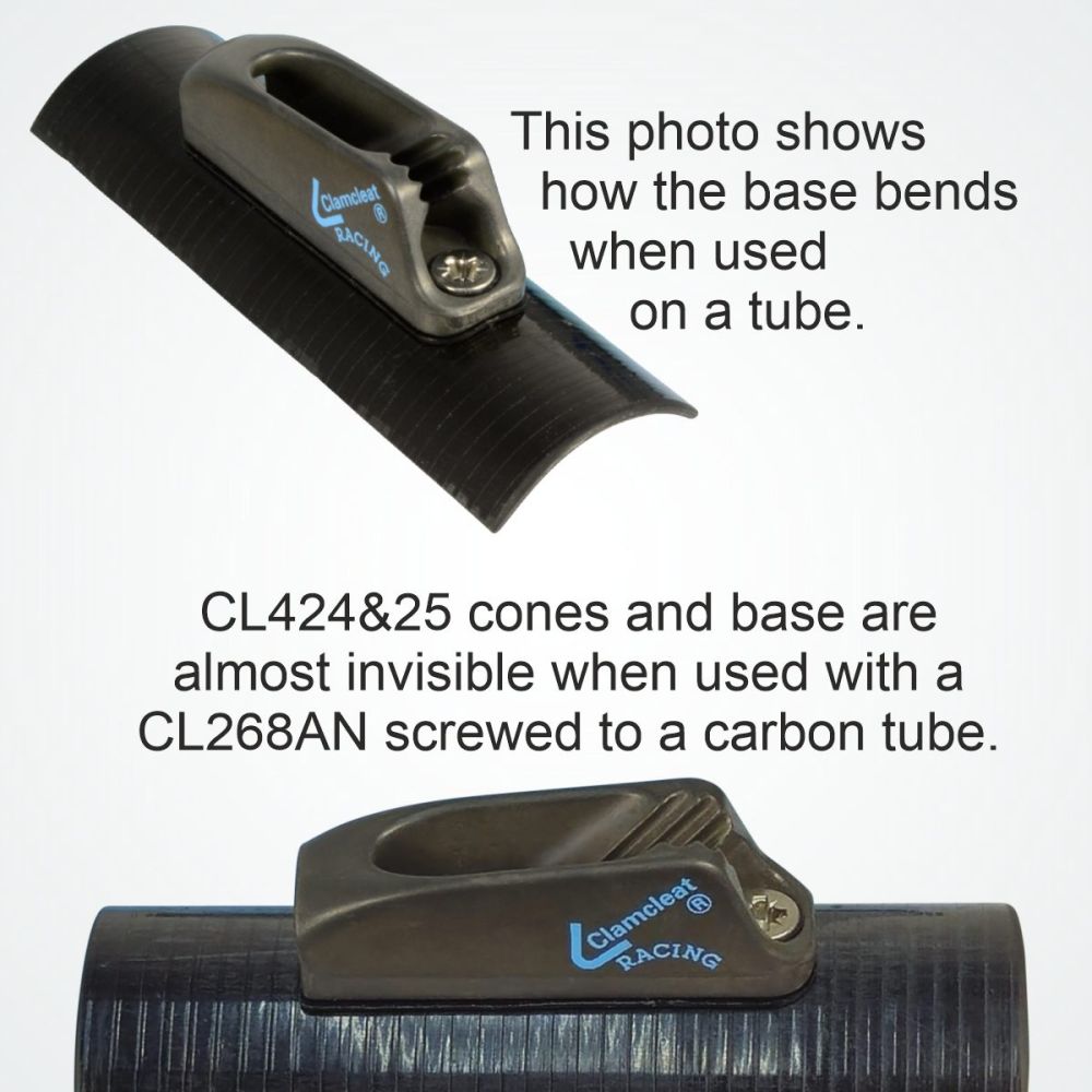 Купить Изоляционная пластина Clamcleat PT424&25/R 44x14мм из нейлона для стопоров Racing Micros 7ft.ru в интернет магазине Семь Футов