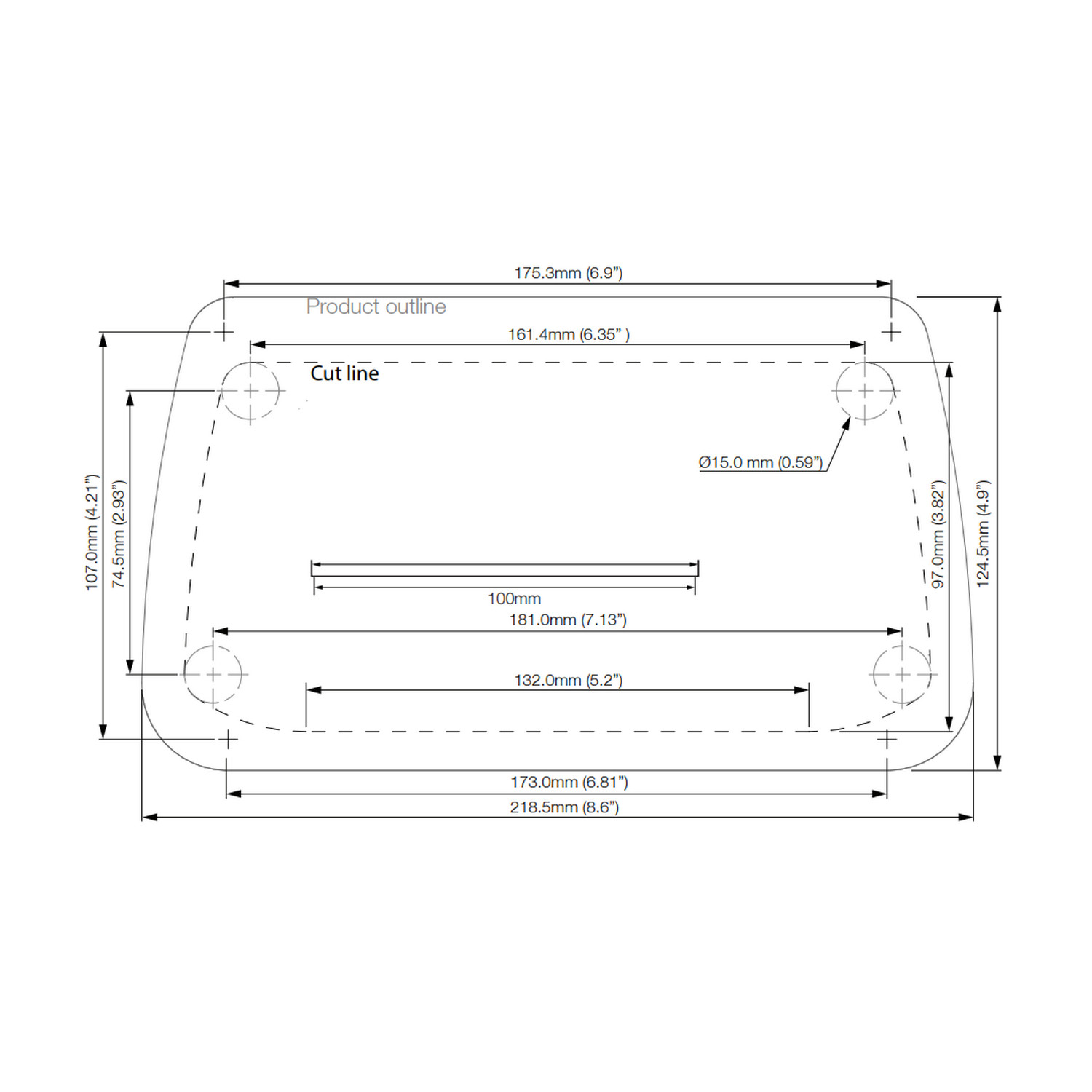 Купить Беспроводная зарядная система Scanstrut Rokk Cove SC-CW-09F 12/24В 10Вт IPX6 встраиваемая для зарядки и хранения телефона 7ft.ru в интернет магазине Семь Футов