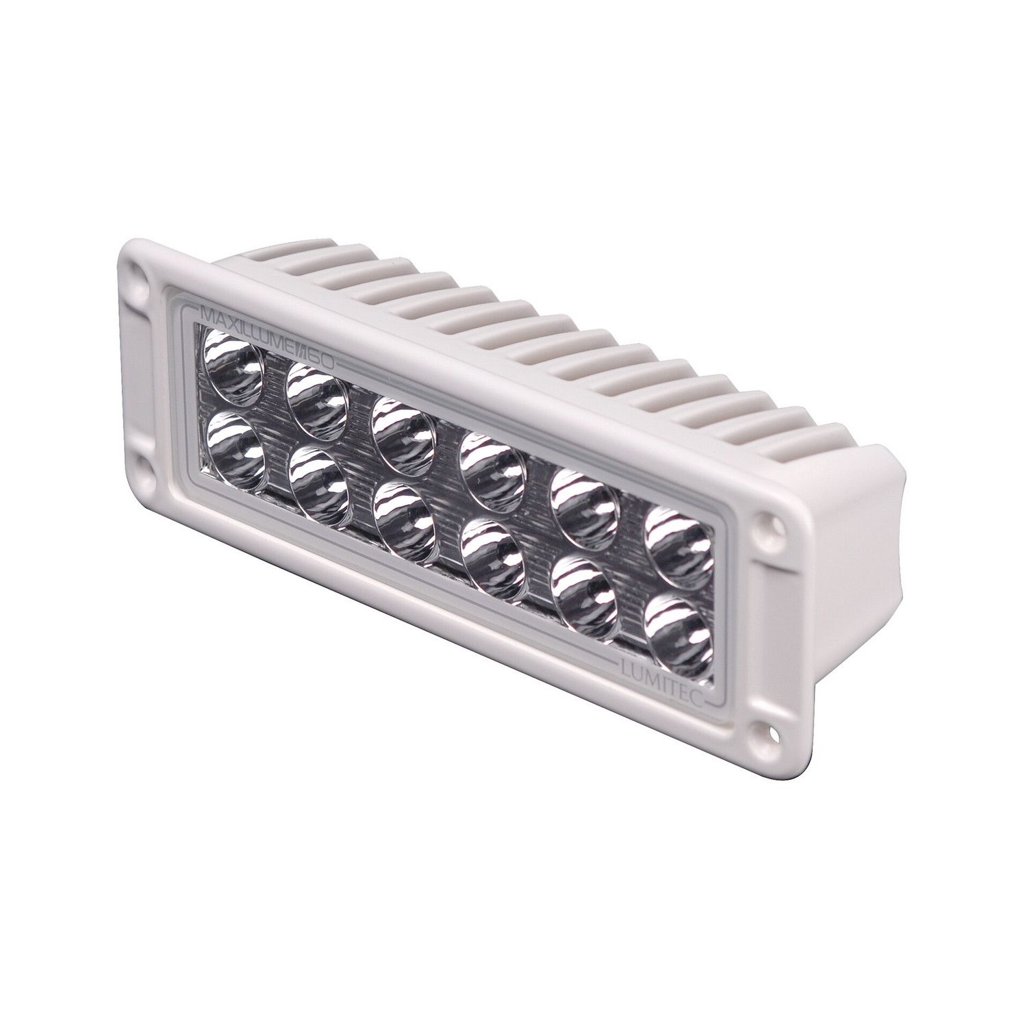 Купить Светодиодный прожектор Lumitec Maxillume h60 101336 10–30В 6000лм 5000К IP67 с диммированием встраиваемый белый литой алюминий 7ft.ru в интернет магазине Семь Футов